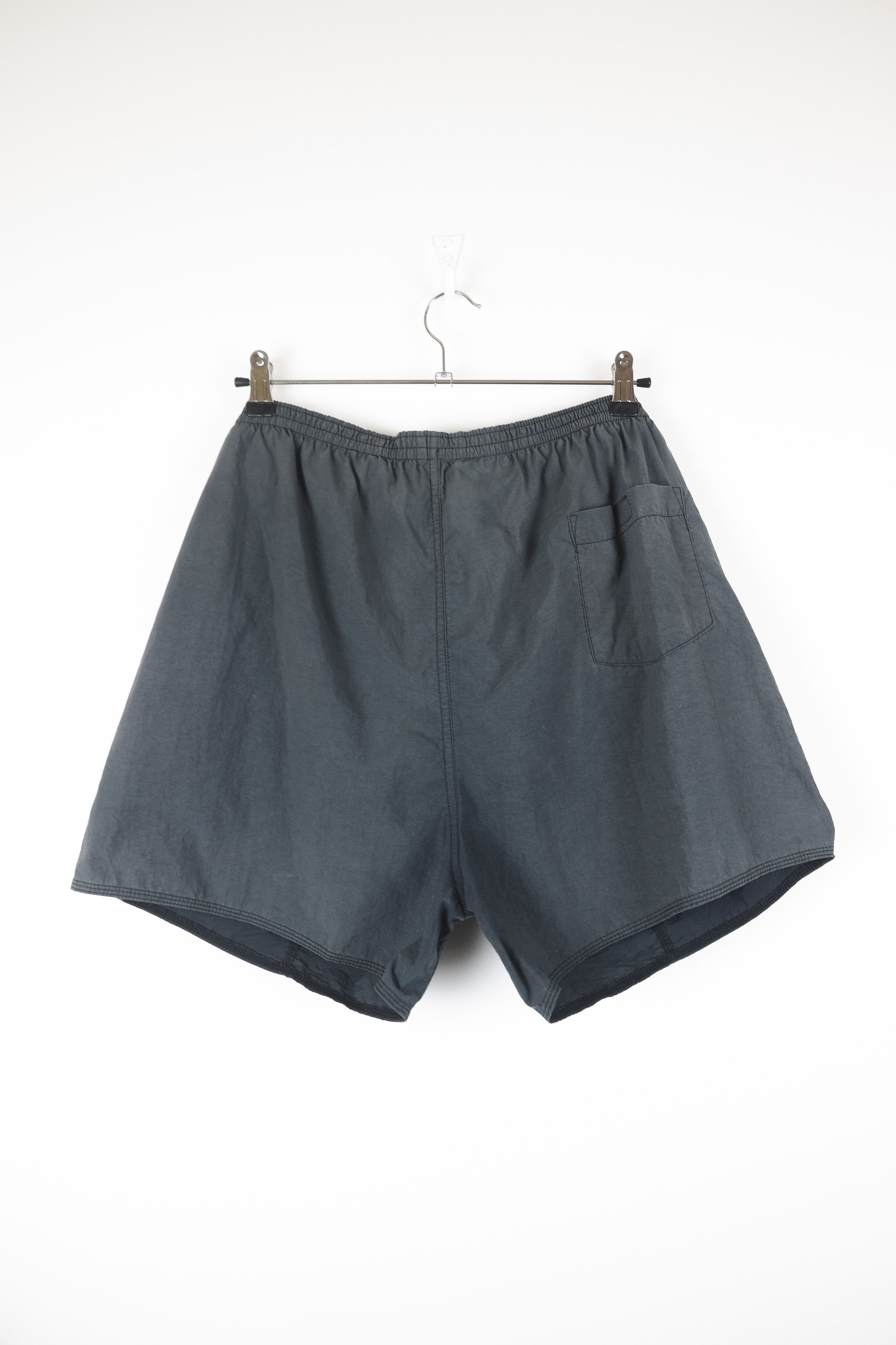 Nike × Vintage Vintage Nike Swoosh Logo Washed Shorts 90s Size US 36 / EU 52 - 4 Thumbnail
