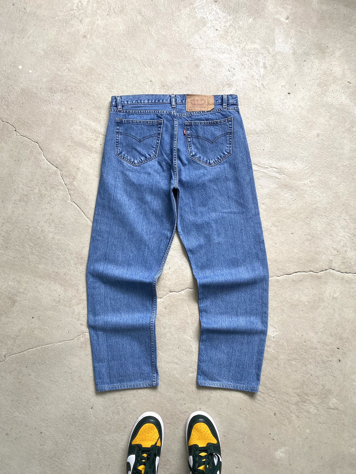 Levi's Vintage 90s Levi's 501 Washed Blue Denim Jeans Size US 34 / EU 50 - 11 Thumbnail