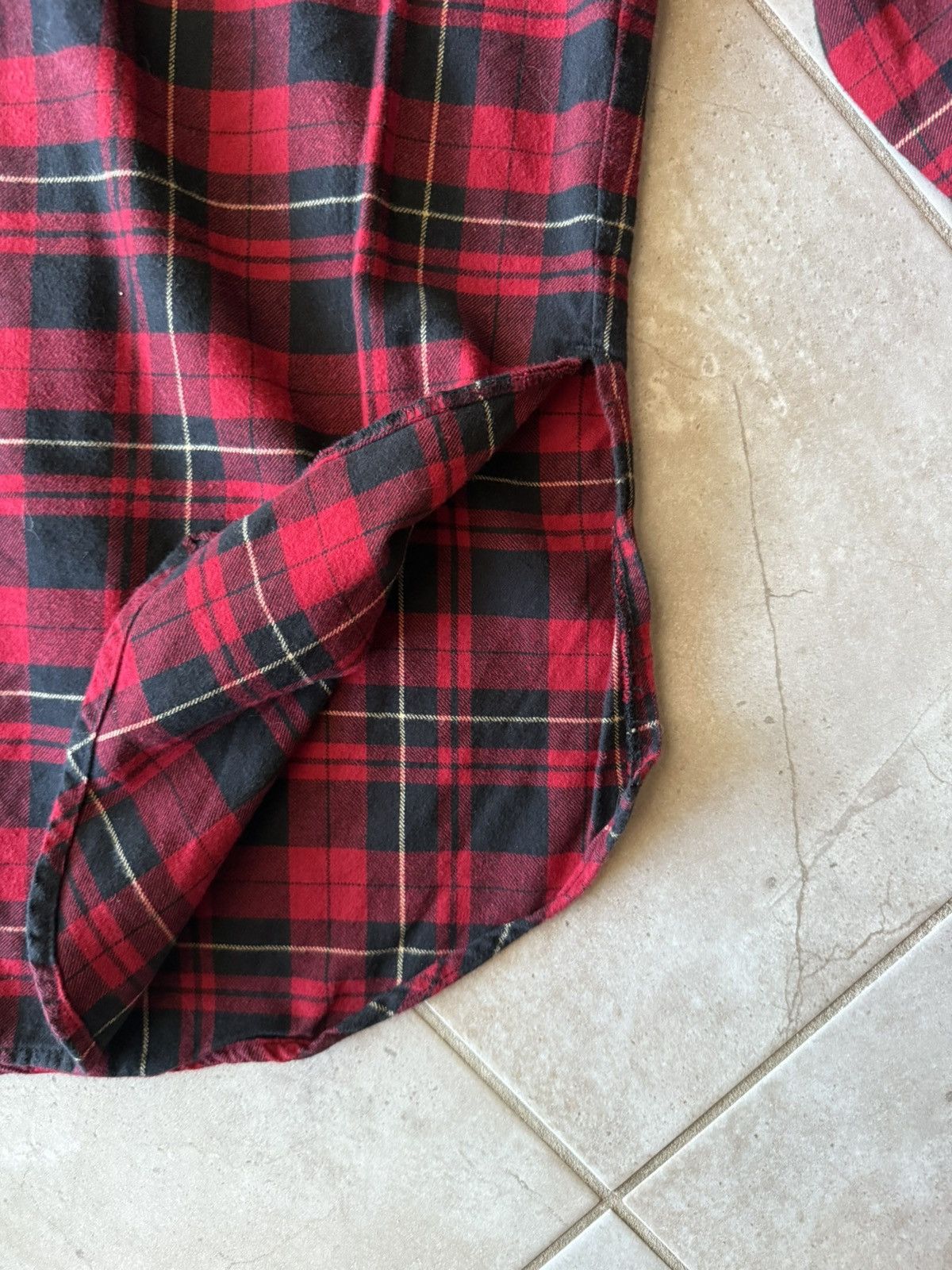 FOG FOG (now Essentials) Collection Two Red Black Flannel XL Size US XL / EU 56 / 4 - 7 Thumbnail