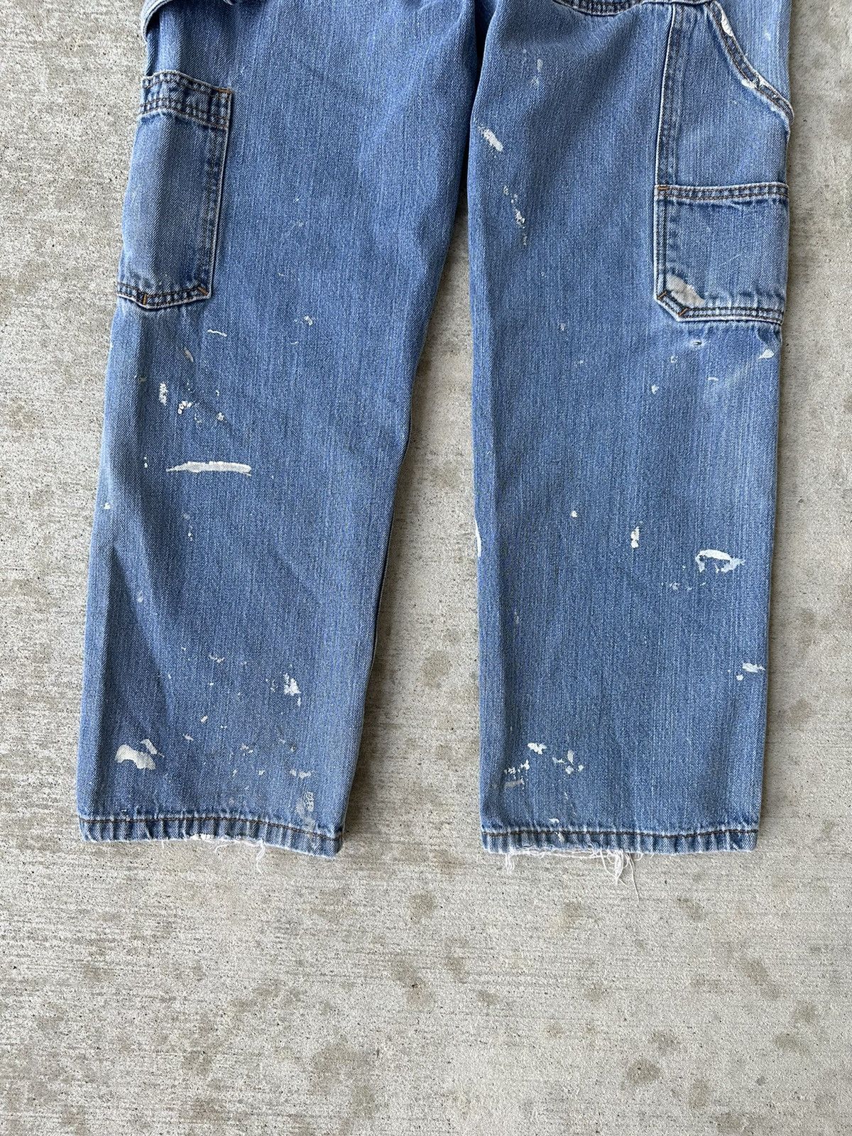 Vintage Paint Splatter Distressed Denim Jeans Size US 32 / EU 48 - 9 Thumbnail