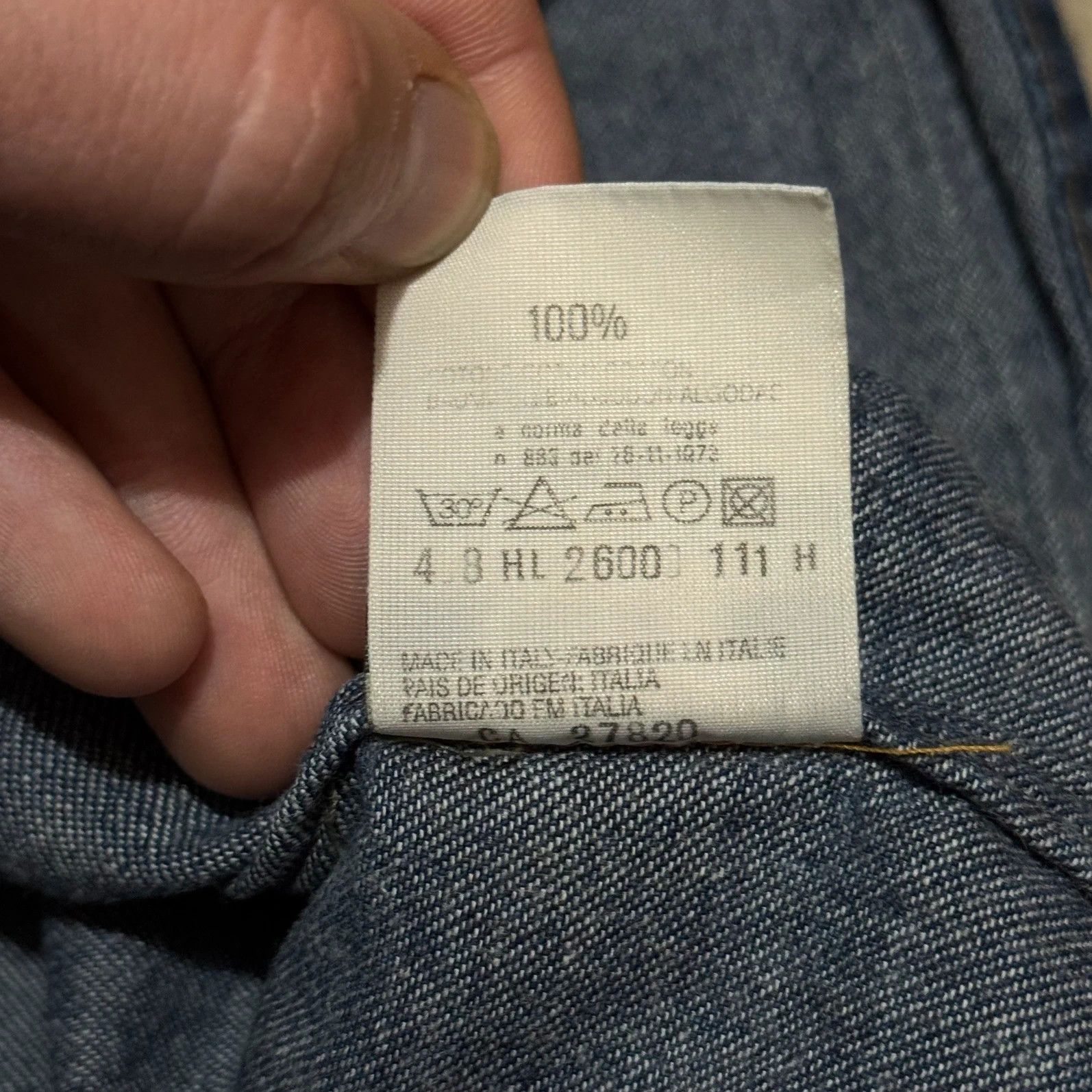 Helmut Lang S/S 1996 Helmut Lang denim shirt Size US S / EU 44-46 / 1 - 8 Thumbnail