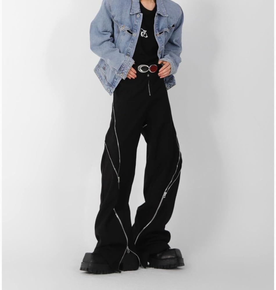 Japanese Brand Argueculture Y2K Grunge Zipp Slit Slighty Vertical Straight Size US 30 / EU 46 - 1 Thumbnail