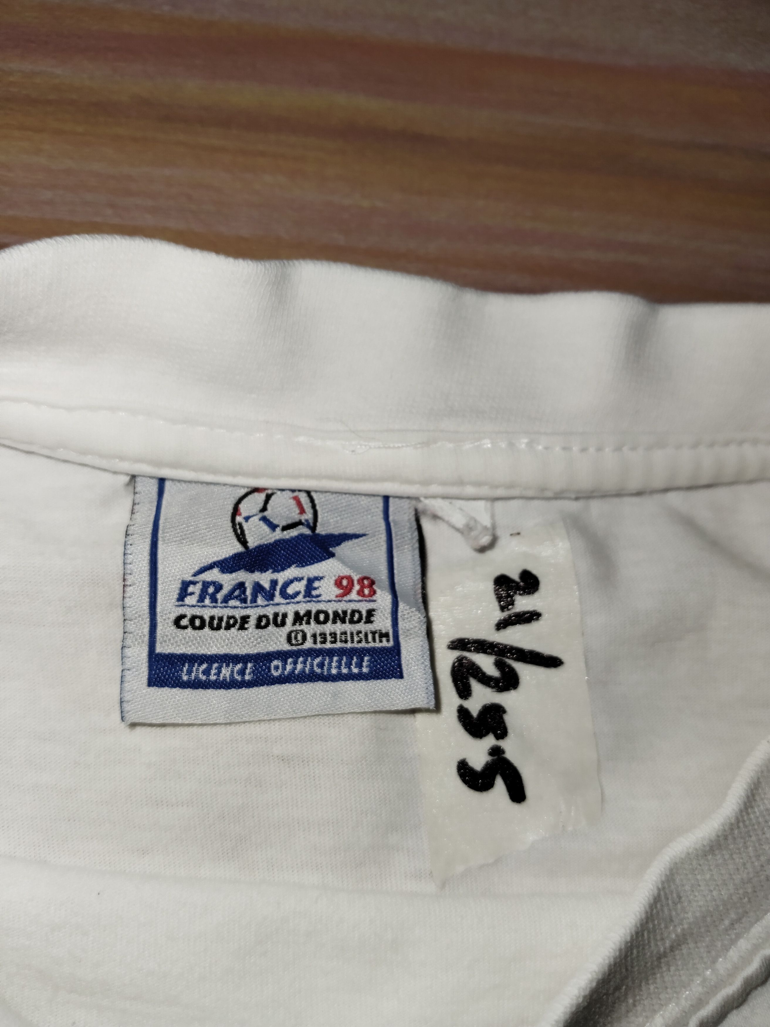 Vintage Vintage FRANCE WORLD CUP 1998 Size US M / EU 48-50 / 2 - 2 Thumbnail