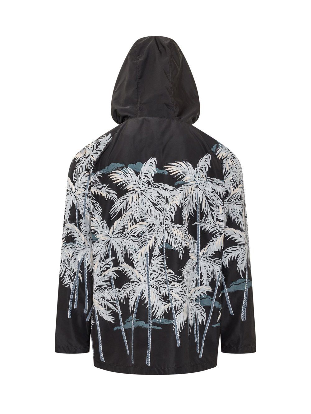 Palm Angels o1y0325 Logo Hooded Jacket in Black Size US S / EU 44-46 / 1 - 4 Thumbnail
