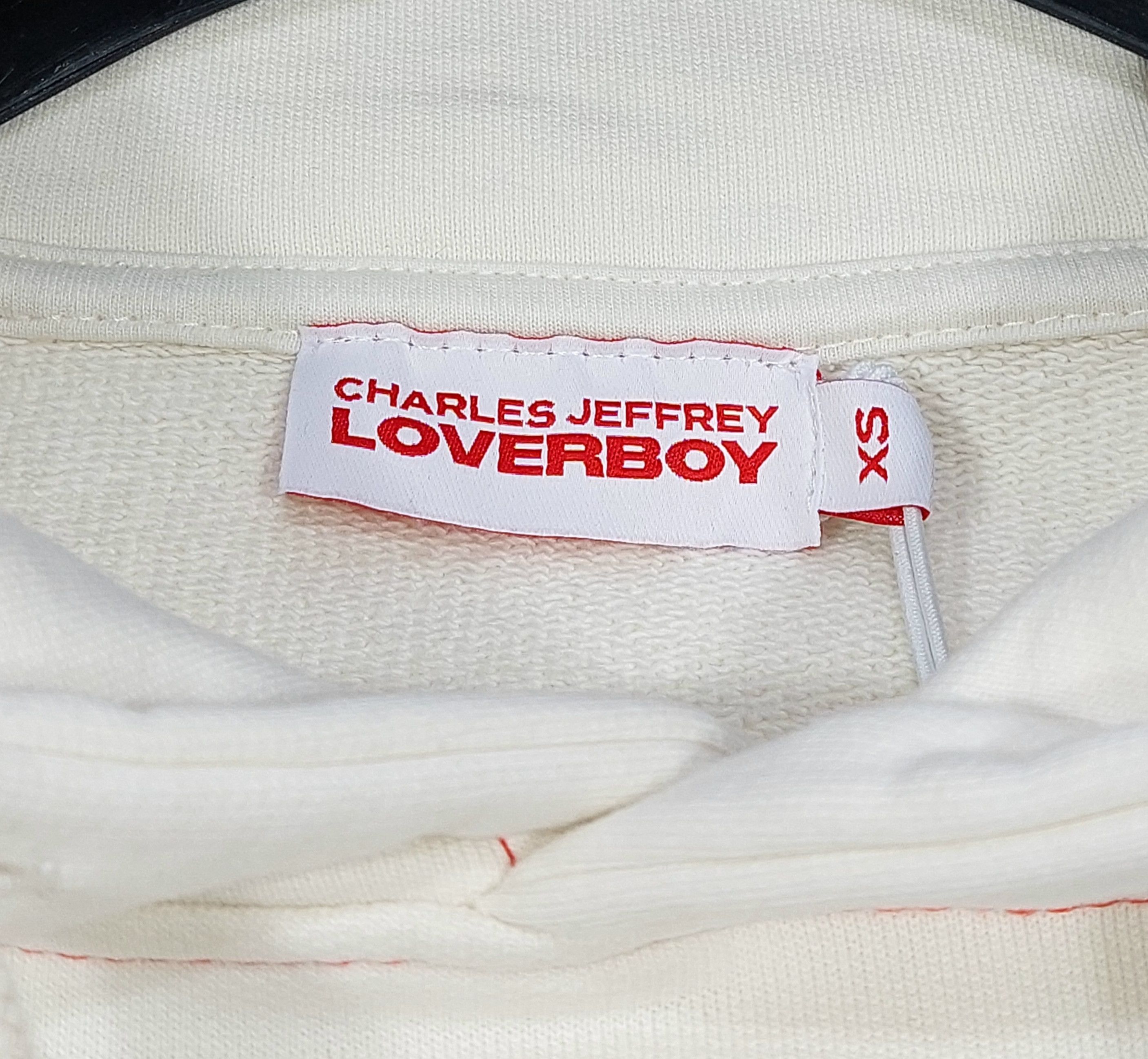 Charles Jeffrey LOVERBOY print hoodie - off-white XS Size US XS / EU 42 / 0 - 3 Thumbnail