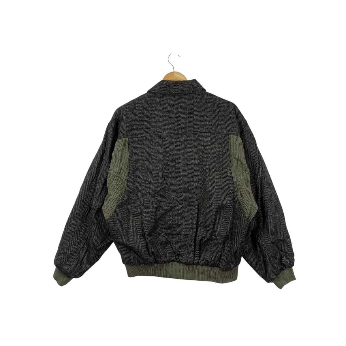 Aquascutum Vintage 90’ AQUASCUTUM LONDON Herringbone Jacket Coat Size US L / EU 52-54 / 3 - 5 Thumbnail