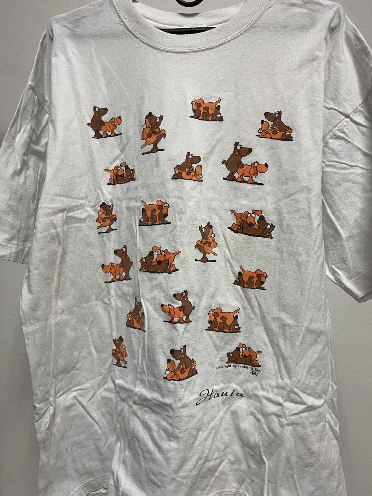 Vintage Dogs sex pose vintage T-shirt Logo humor sk8 Size US XL / EU 56 / 4 - 2 Thumbnail