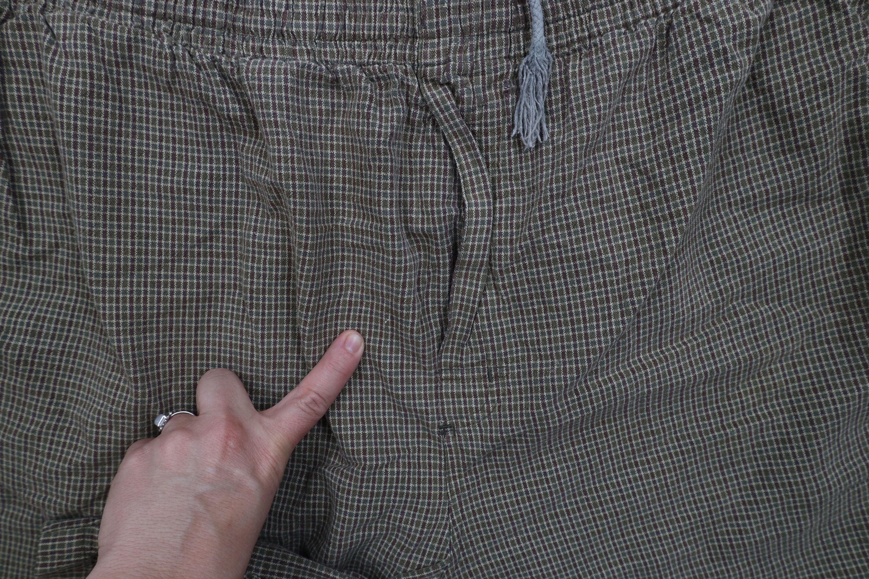 Vintage Vintage 90s Y2K Streetwear Knee Harem Shorts Plaid Cotton Size US 36 / EU 52 - 5 Thumbnail