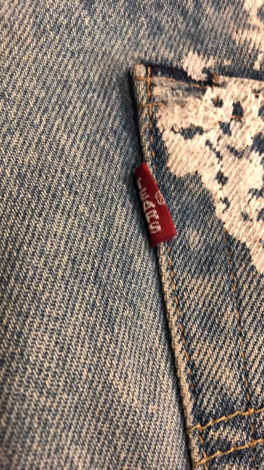 DENIM TEARS Denim Tears x Levis x Virgil Abloh “Message In A Tear” Size US 33 - 5 Thumbnail