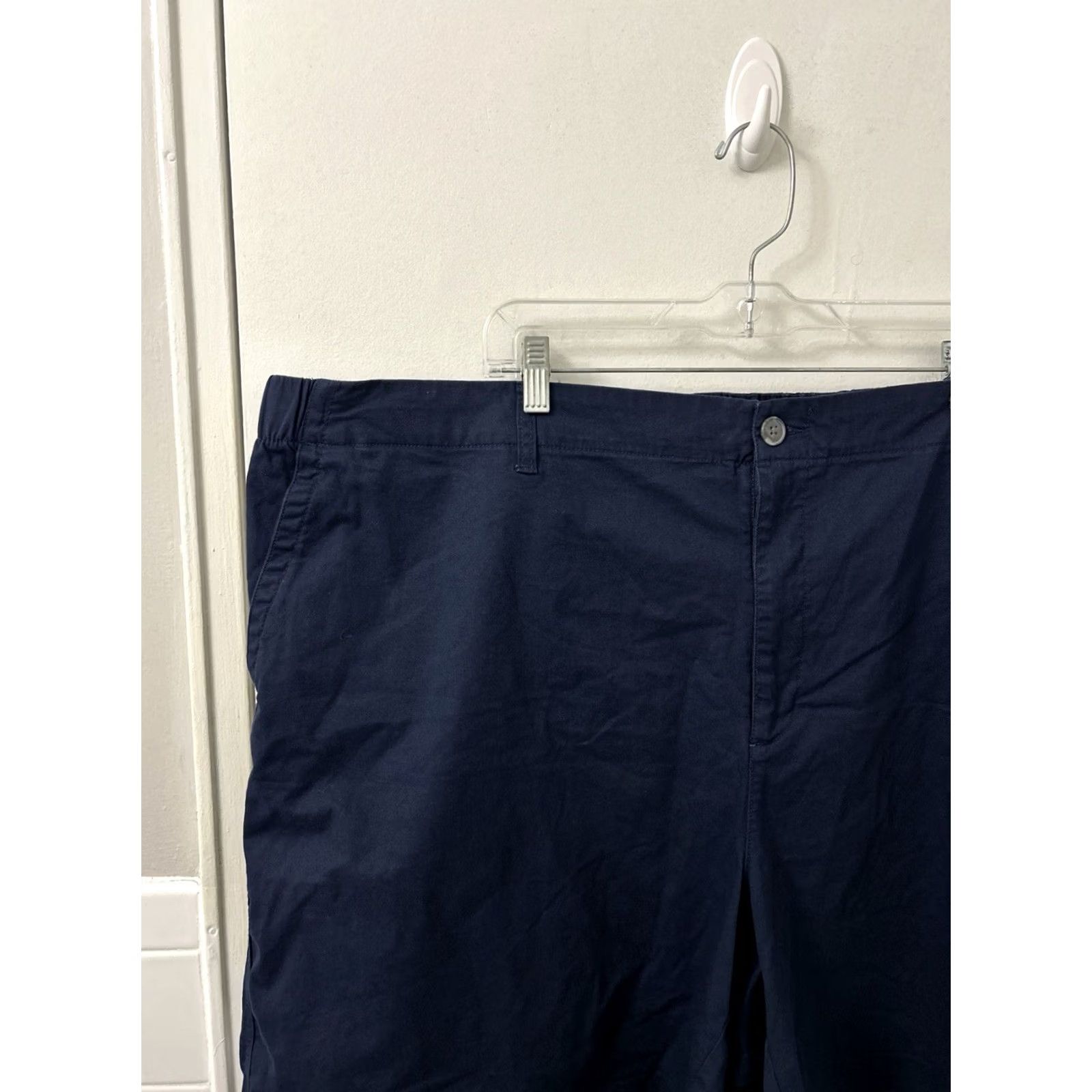 Old Navy Old Navy Everyday Shorts Mens 4X Navy Blue Elastic Waist Cotton Stretch NWT Size US 39 - 4 Thumbnail