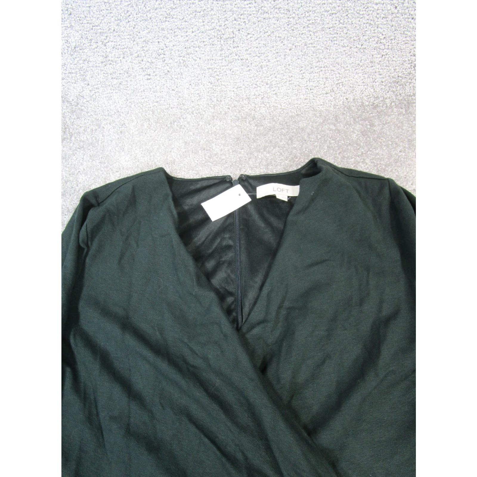 Loft VINTAGE LOFT Dress Womens 6 Green Blouson New Size M / US 6-8 / IT 42-44 - 2 Thumbnail