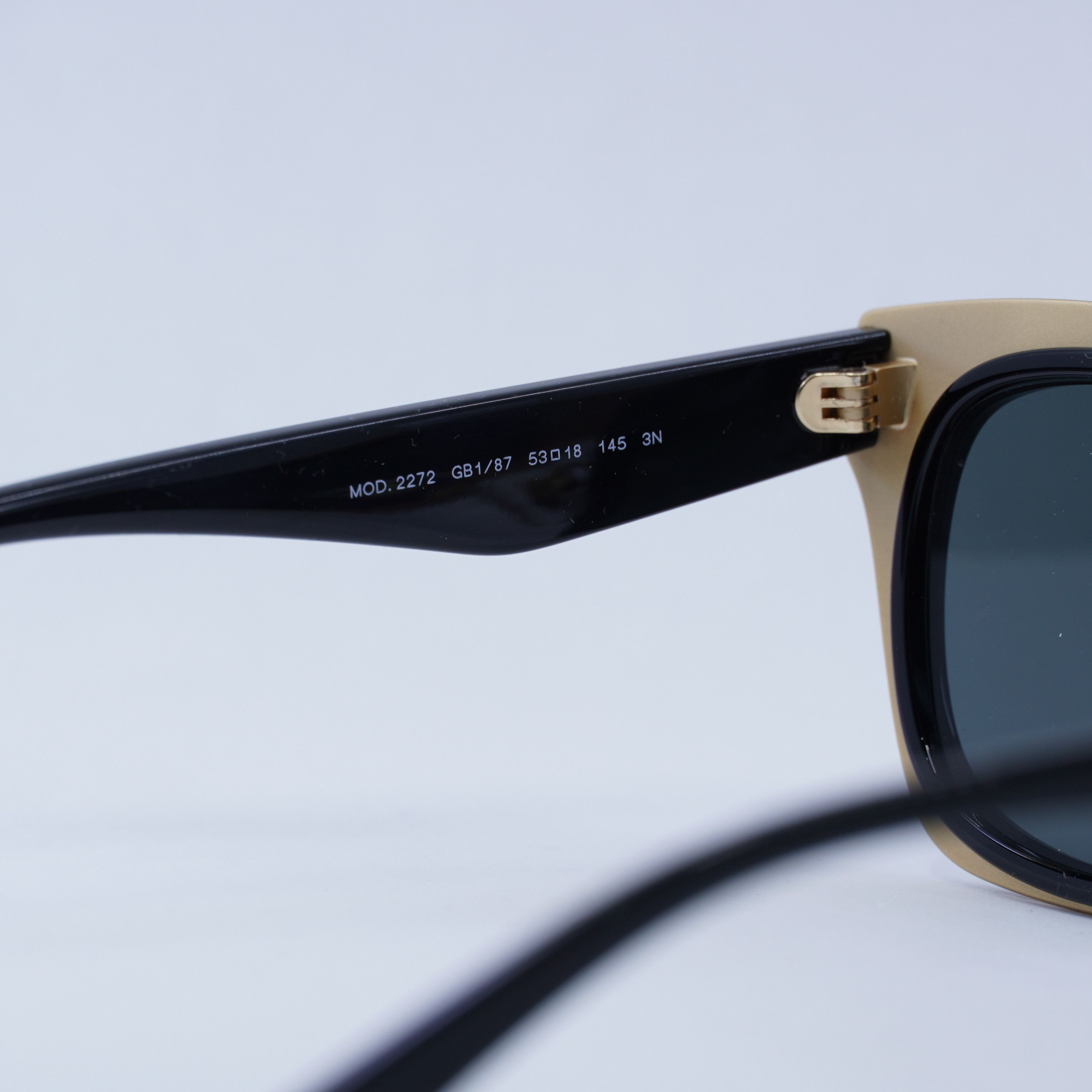Versace Versace VE2272 GB1/87 Sunglasses Black/Gold Square Frame Size ONE SIZE - 12 Thumbnail
