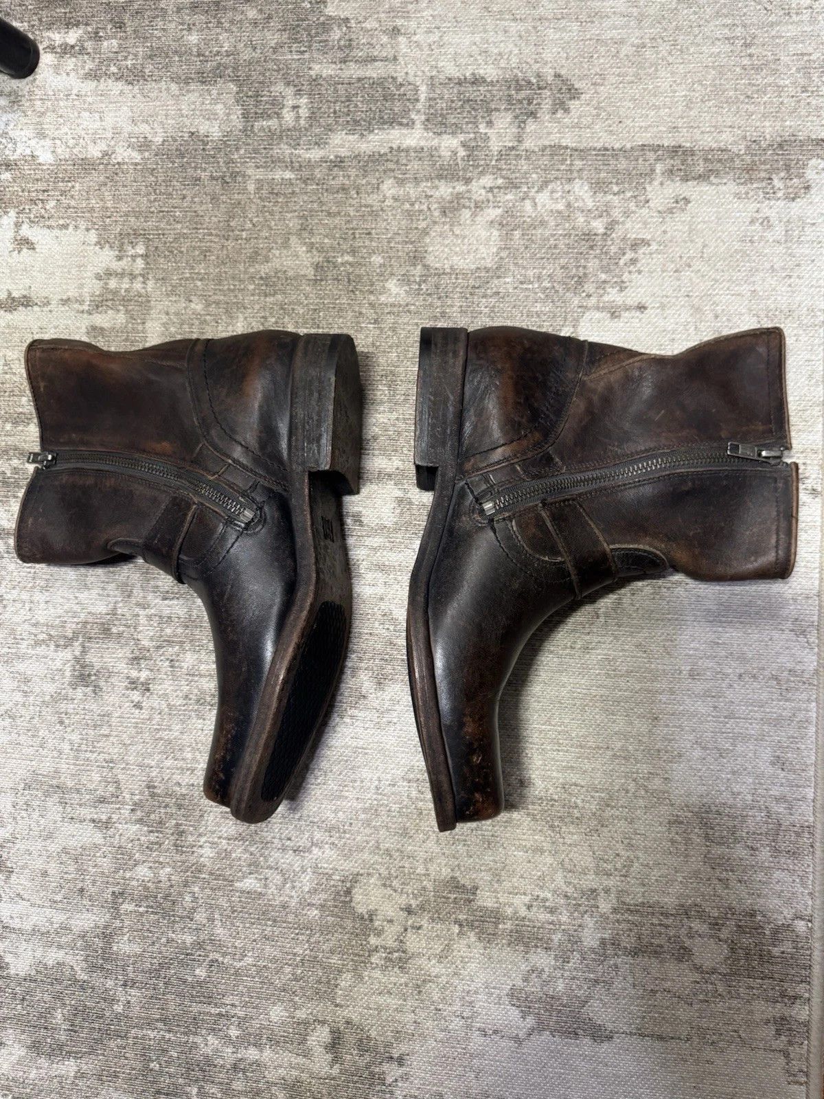 Frye Frye Engineer Boots Brown Leather 7.5 D Motorcycle Biker Size US 7.5 / EU 40-41 - 5 Thumbnail