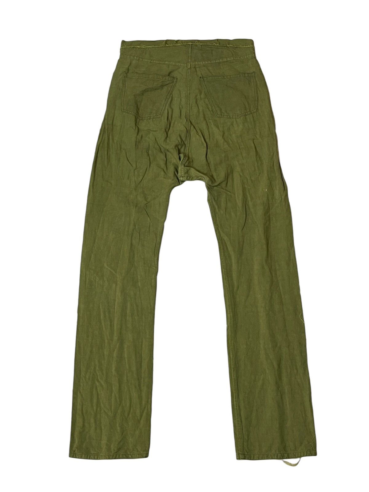 Marc Le Bihan MARC LE BIHAN GREEN OLIVE MADE IN FRANCE PANT Size US 30 / EU 46 - 5 Thumbnail