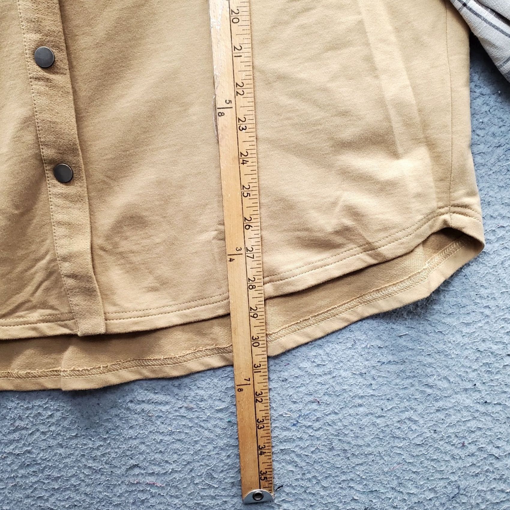 Vintage Listicle Shacket Womens Large Multi Collared Snap Front Oversized Fit Size L / US 10 / IT 46 - 3 Thumbnail