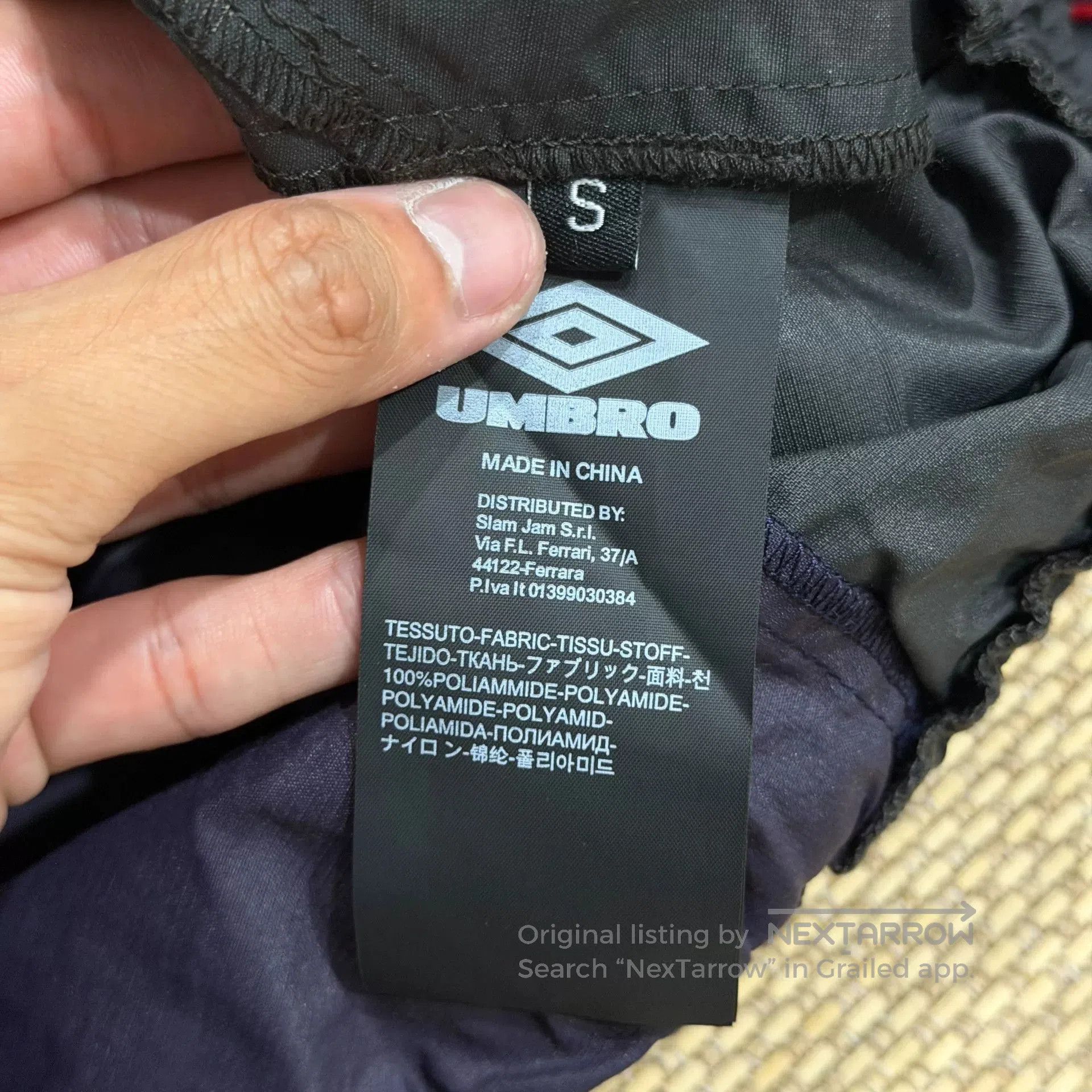 Umbro Slam Jam x Umbro Track Jacket. Size US S / EU 44-46 / 1 - 6 Thumbnail