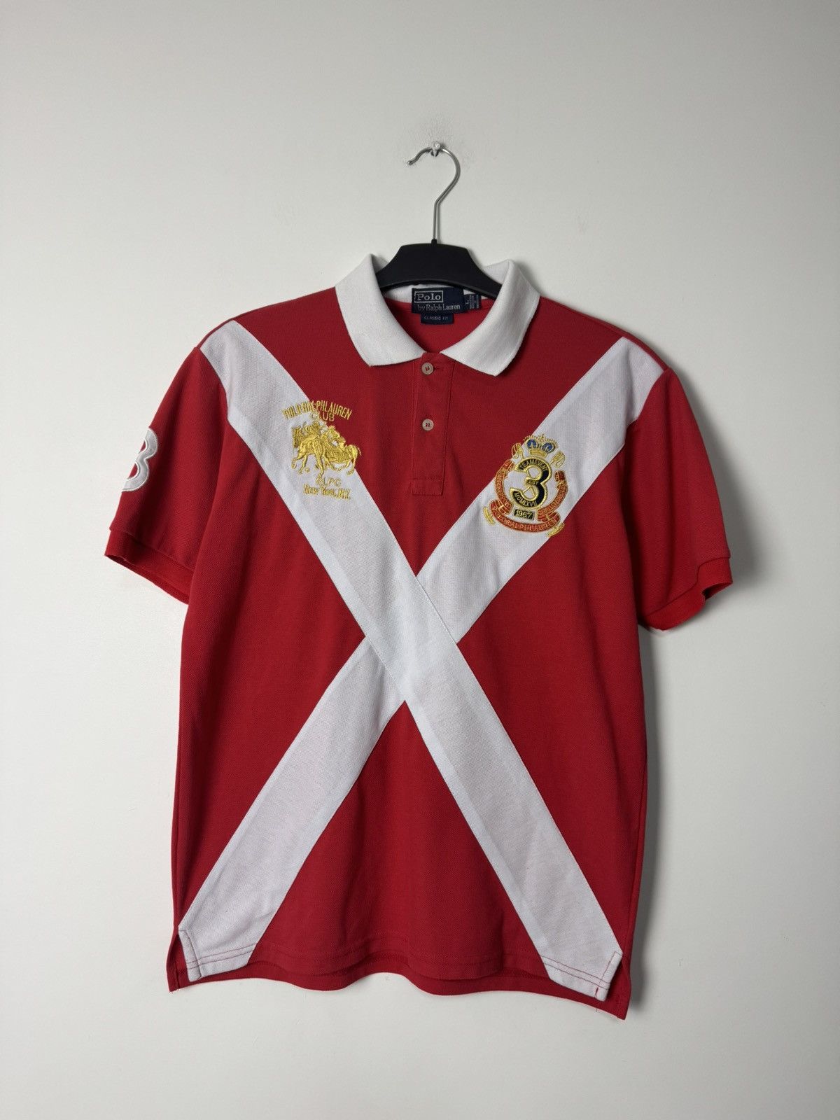 Polo Ralph Lauren Polo Ralph Lauren Polo shirt “333” Big Logo Streetwear Y2K Size US L / EU 52-54 / 3 - 3 Thumbnail