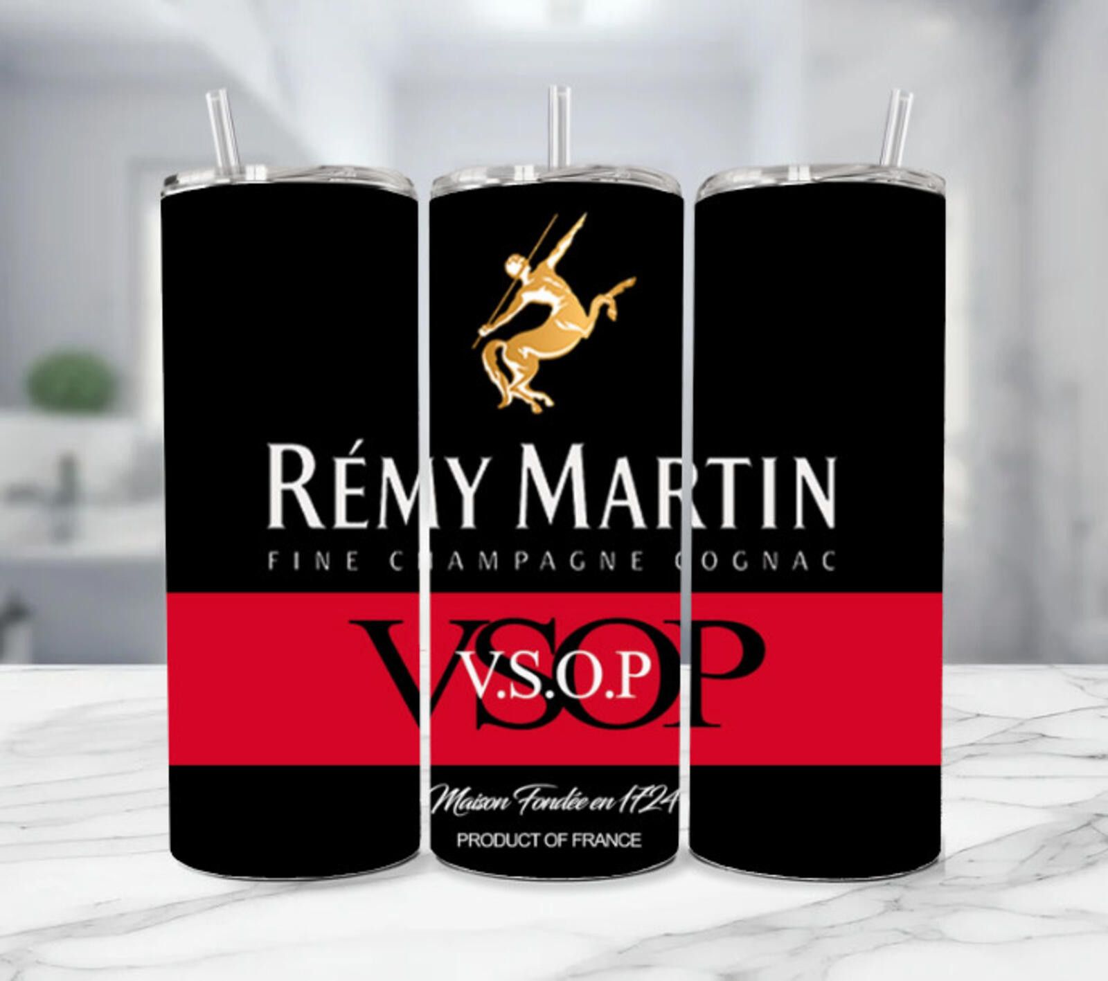 Other Remy Martin VSOP Wrap Design Stainless Steel Tumbler 20 Oz Size ONE SIZE - 1 Thumbnail