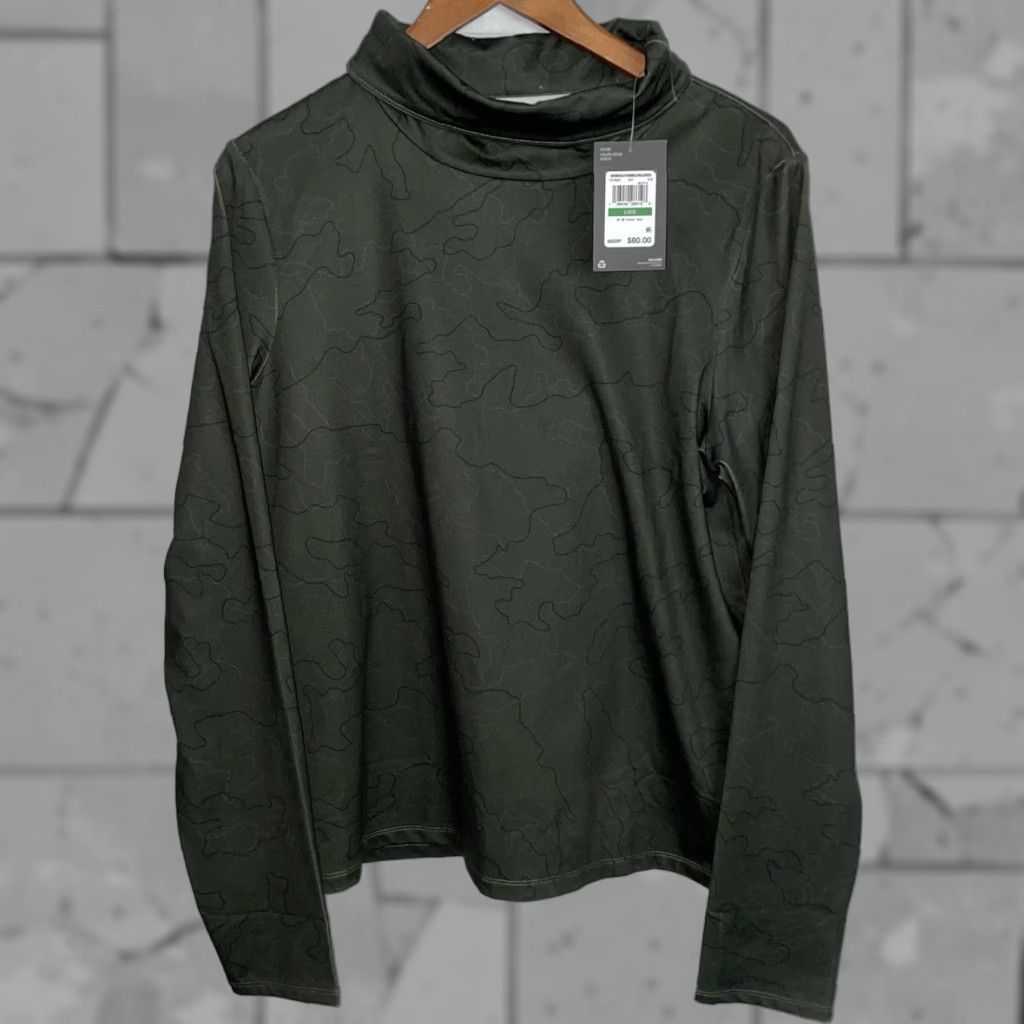 Under Armour NWT Under Armour Turtleneck Pullover Sweatshirt Womens L Green Activewear Pullover Dress Code: Sweatshirt? Size L / US 10 / IT 46 - 1 Thumbnail