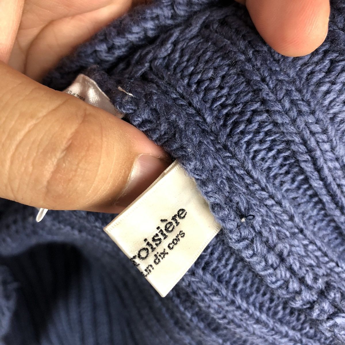Japanese Brand Croisiere Dark Blue Knitwear sweatshirt #A1280 Size US M / EU 48-50 / 2 - 12 Thumbnail
