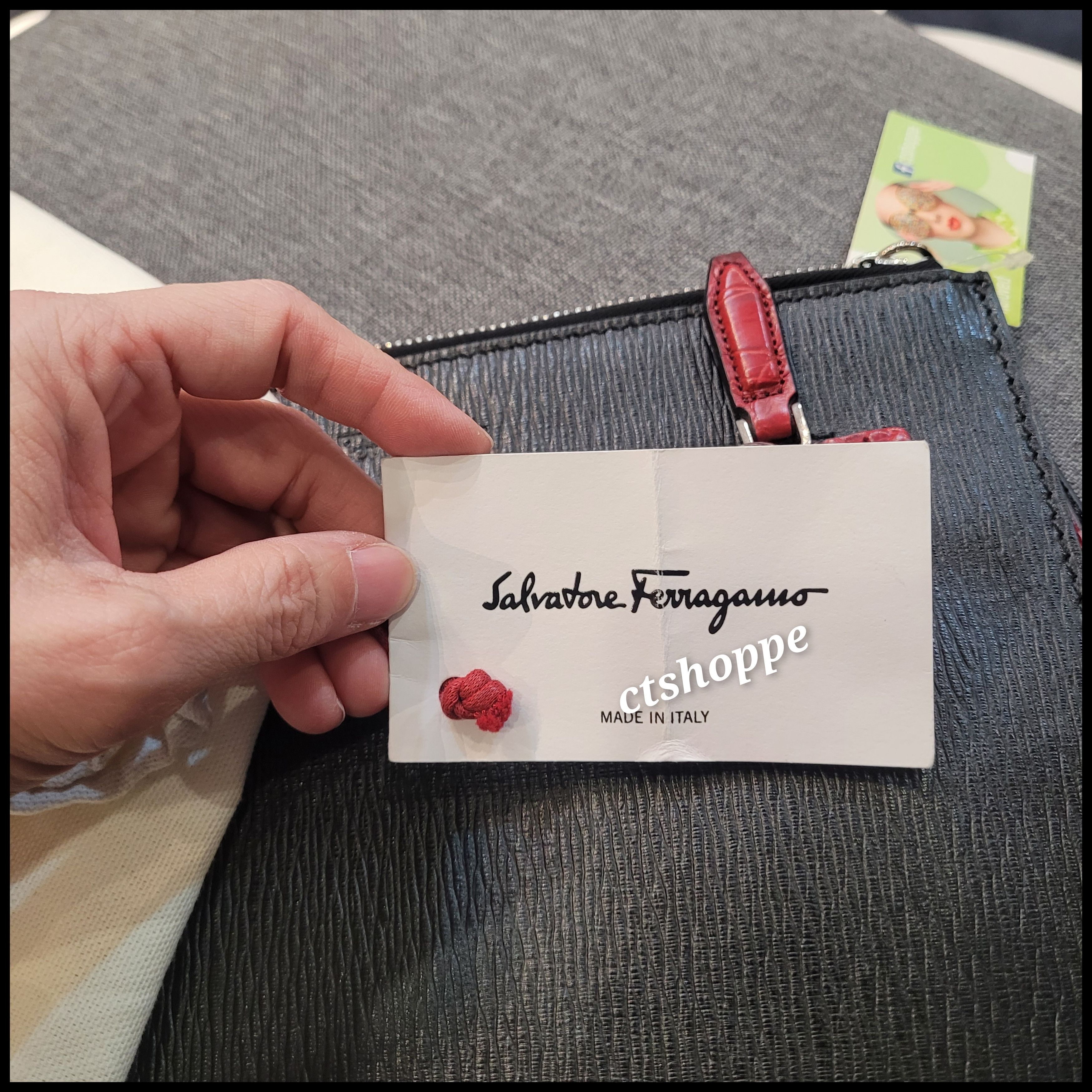 Salvatore Ferragamo Salvatore Ferragamo Revival 3.0 Leather Clutch Size ONE SIZE - 9 Thumbnail
