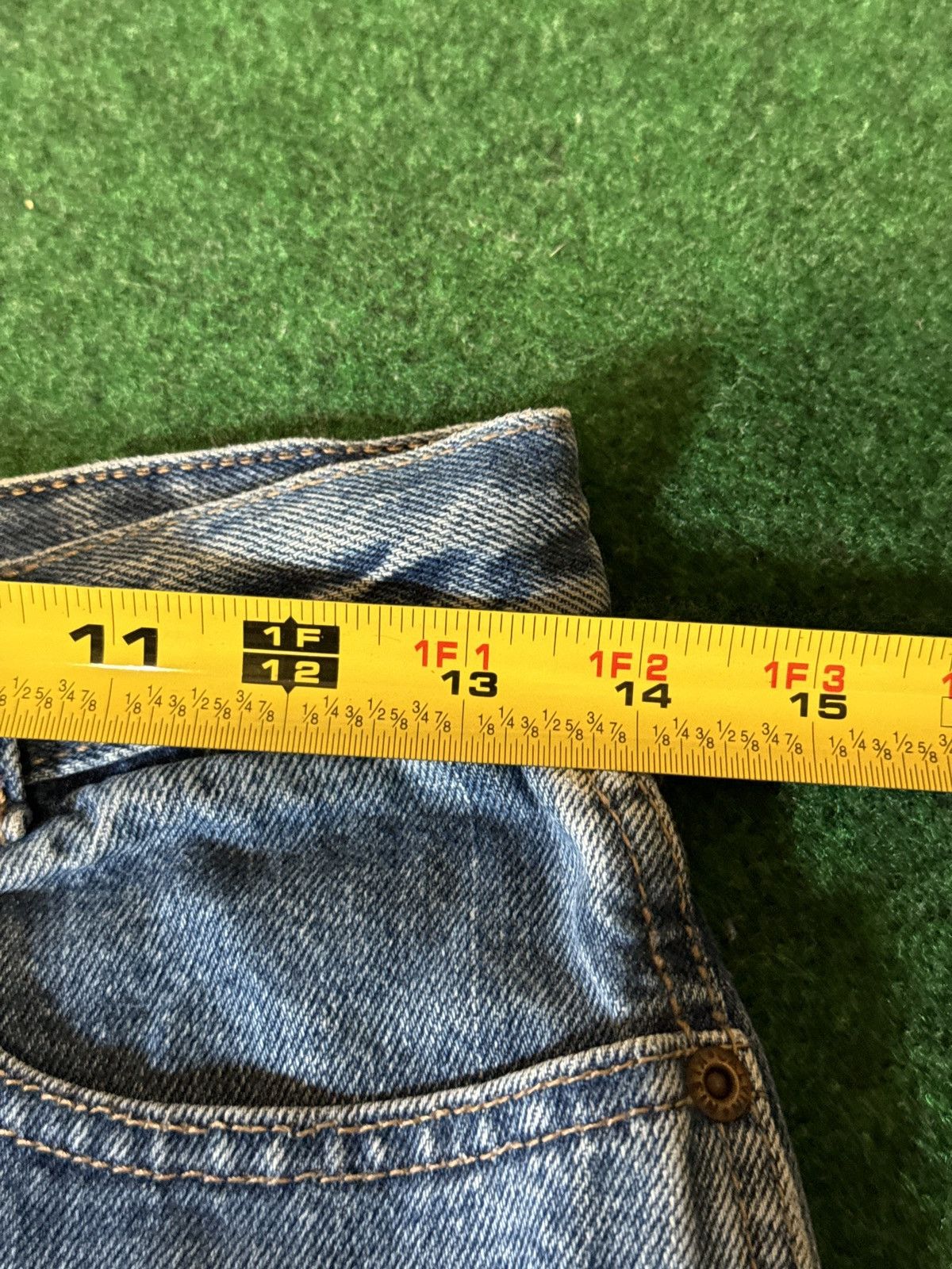 Calvin Klein × Vintage Vintage 80s 90s Calvin Klein Medium Wash Distressed Jeans Size 28" / US 6 / IT 42 - 6 Thumbnail