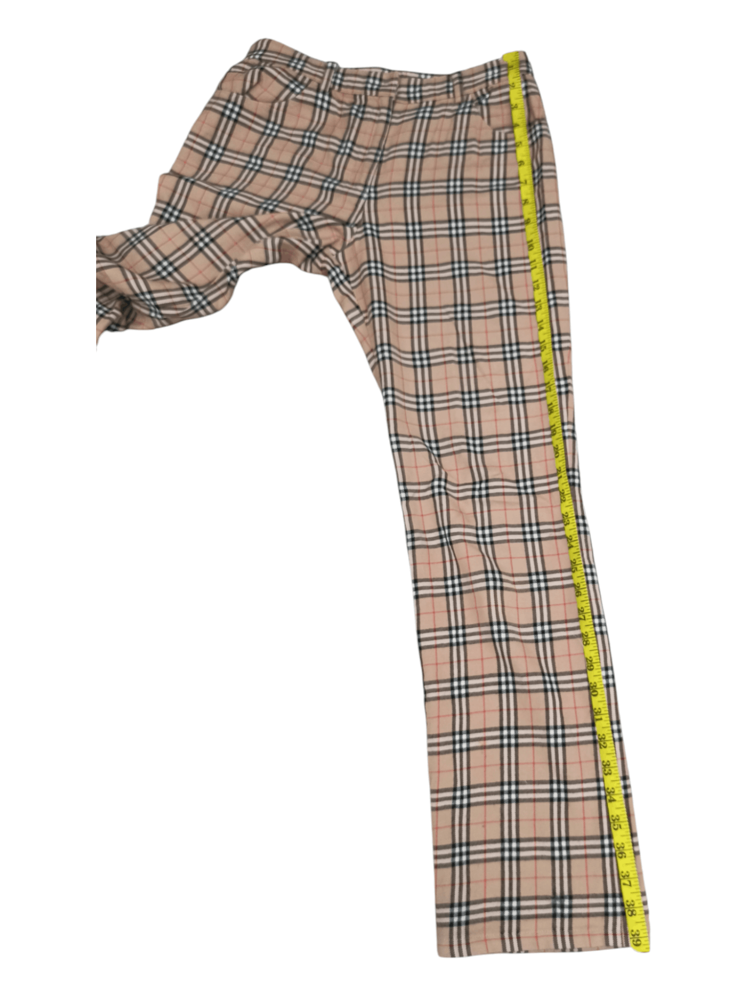 Burberry 🔥VINTAGE BURBERRY NOVA CHECK BLUE LABEL Japan Wool Pants Size 26" / US 2 / IT 38 - 20 Thumbnail