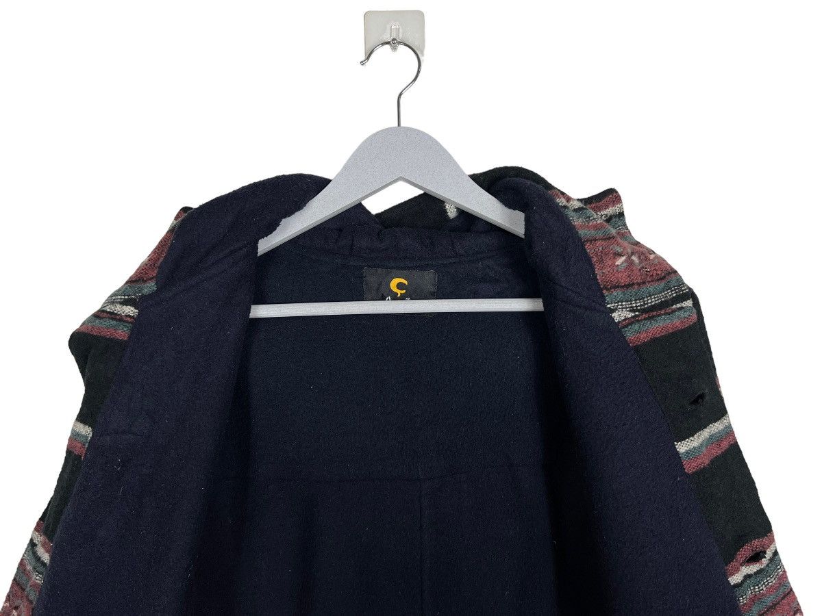 Indigo 🔥 AMINA INDIGO DYED STRIPE HOODIE JACKET Size US M / EU 48-50 / 2 - 10 Thumbnail