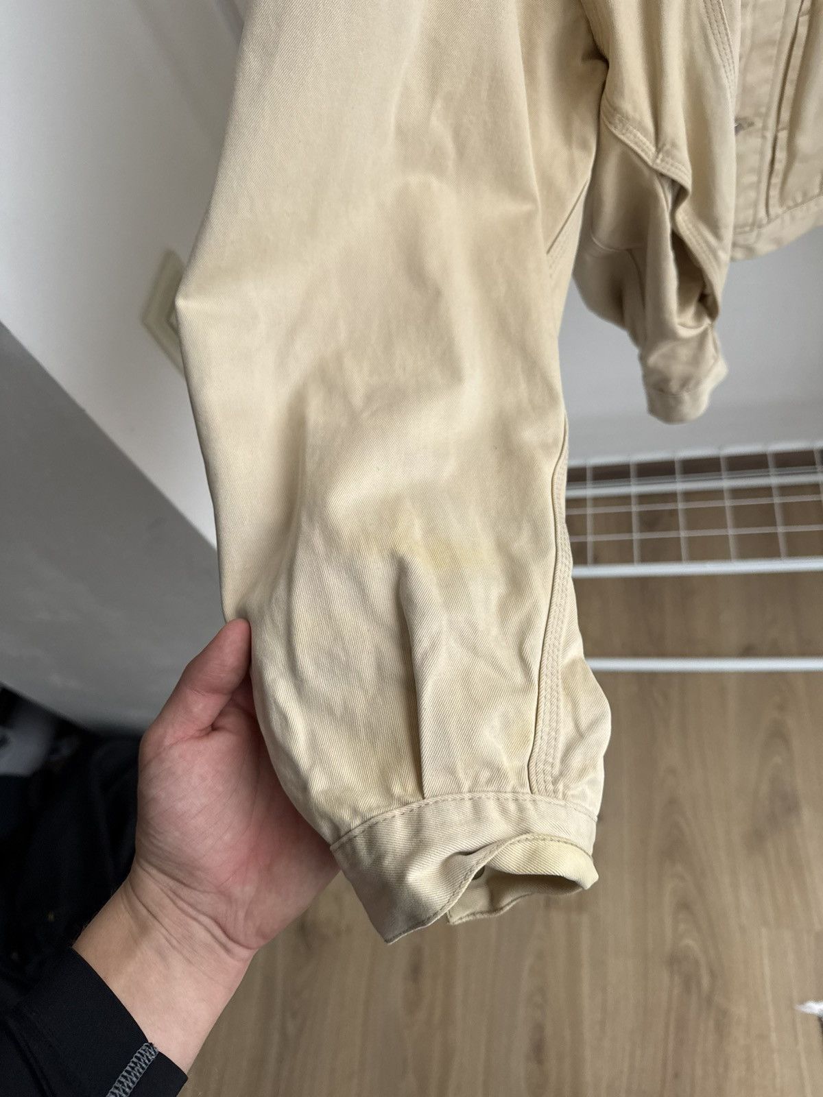 Diesel Vintage Diesel 90s Workwear Beige Utility Canvas Button-Up Size US L / EU 52-54 / 3 - 11 Thumbnail