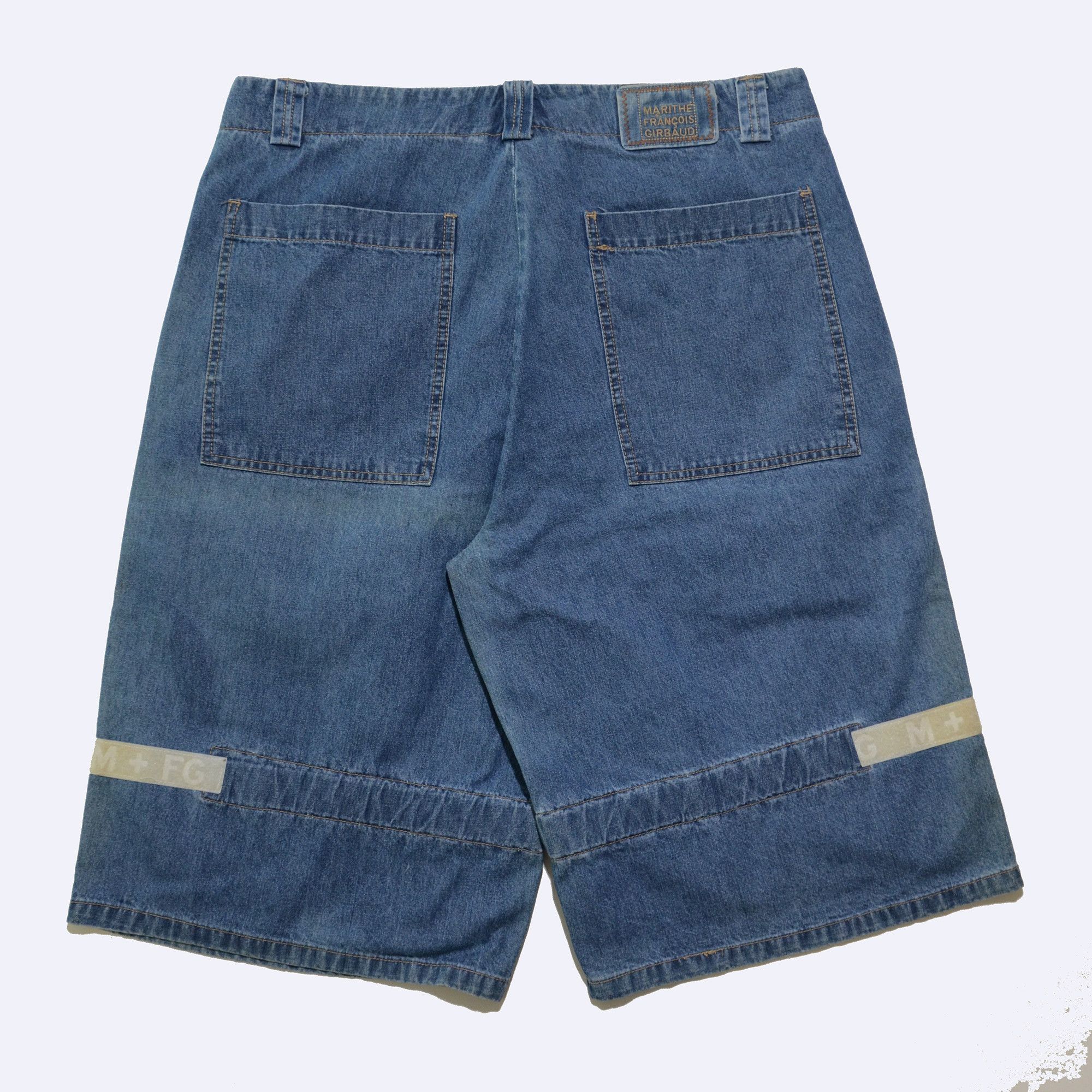 Marithe + Francois Girbaud [Folding Color Defects] M+FG W38 Cargo Jorts Y2K Craft Size US 38 / EU 54 - 2 Thumbnail