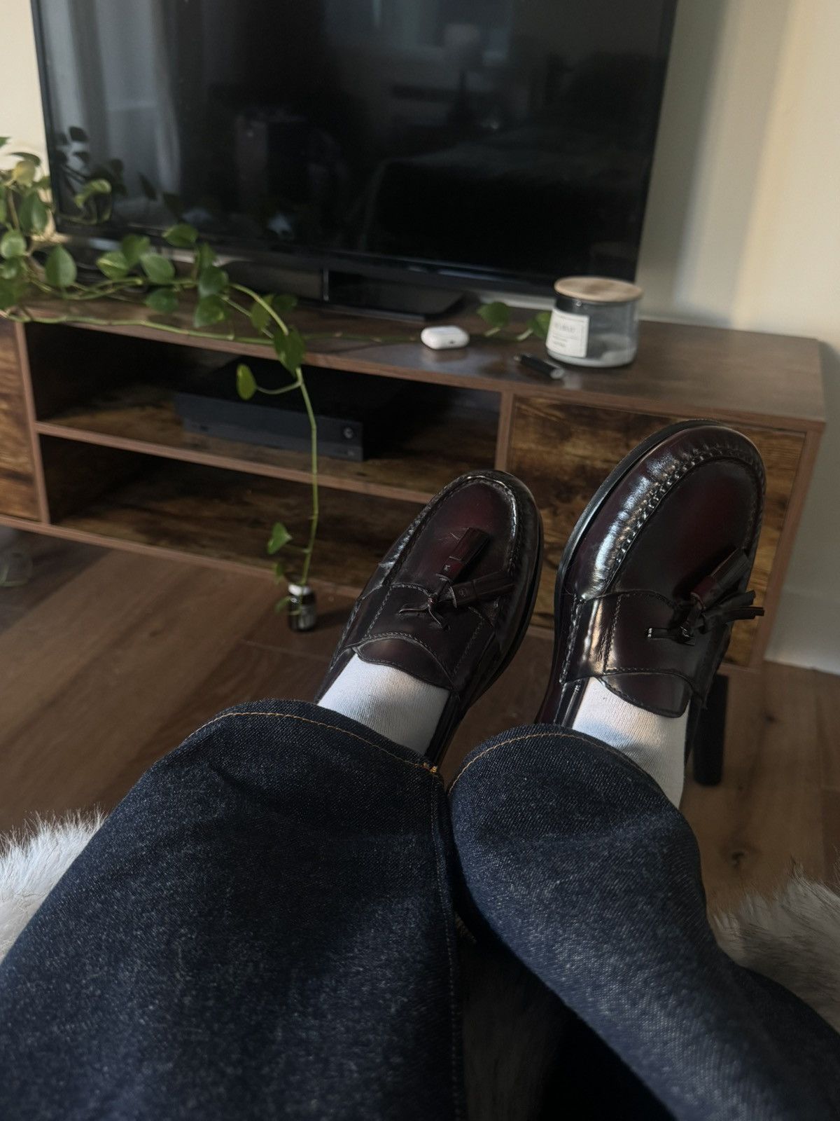 Cole Haan Oxblood Cole Haan Tassled Loafers Size US 9.5 / EU 42-43 - 7 Thumbnail