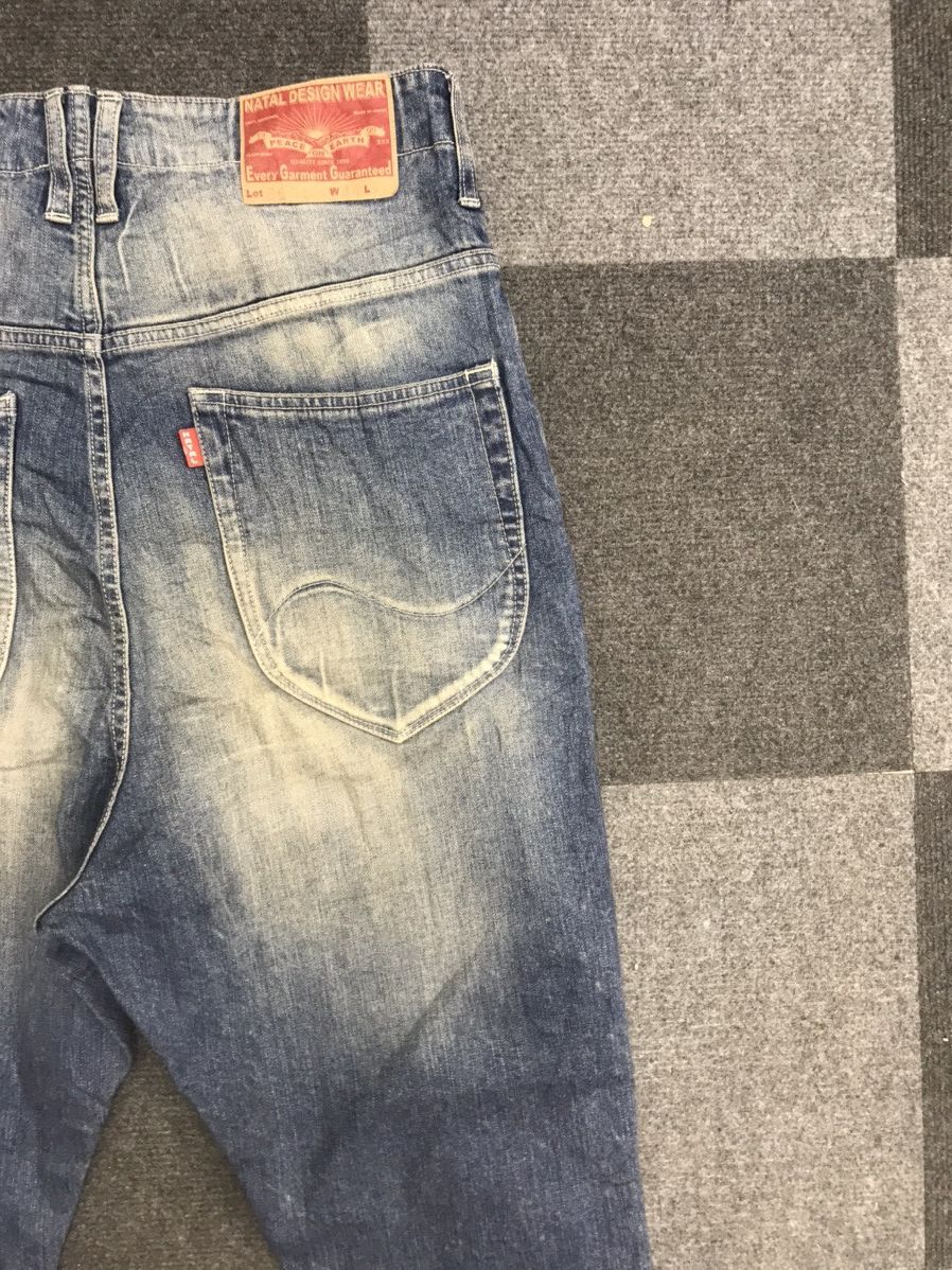 Designer × Japanese Brand NATAL STUDIO Dropped Crotch Jeans Size US 32 / EU 48 - 9 Thumbnail