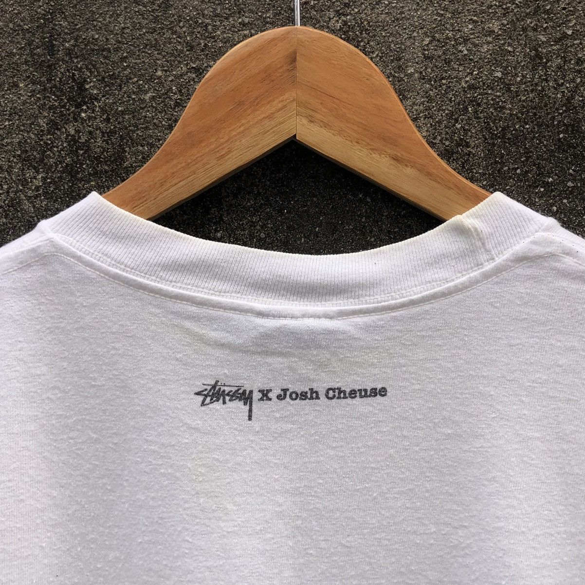 Stussy Vintage STUSSY x Josh Cheuse Photo White T-Shirt Size US M / EU 48-50 / 2 - 10 Thumbnail