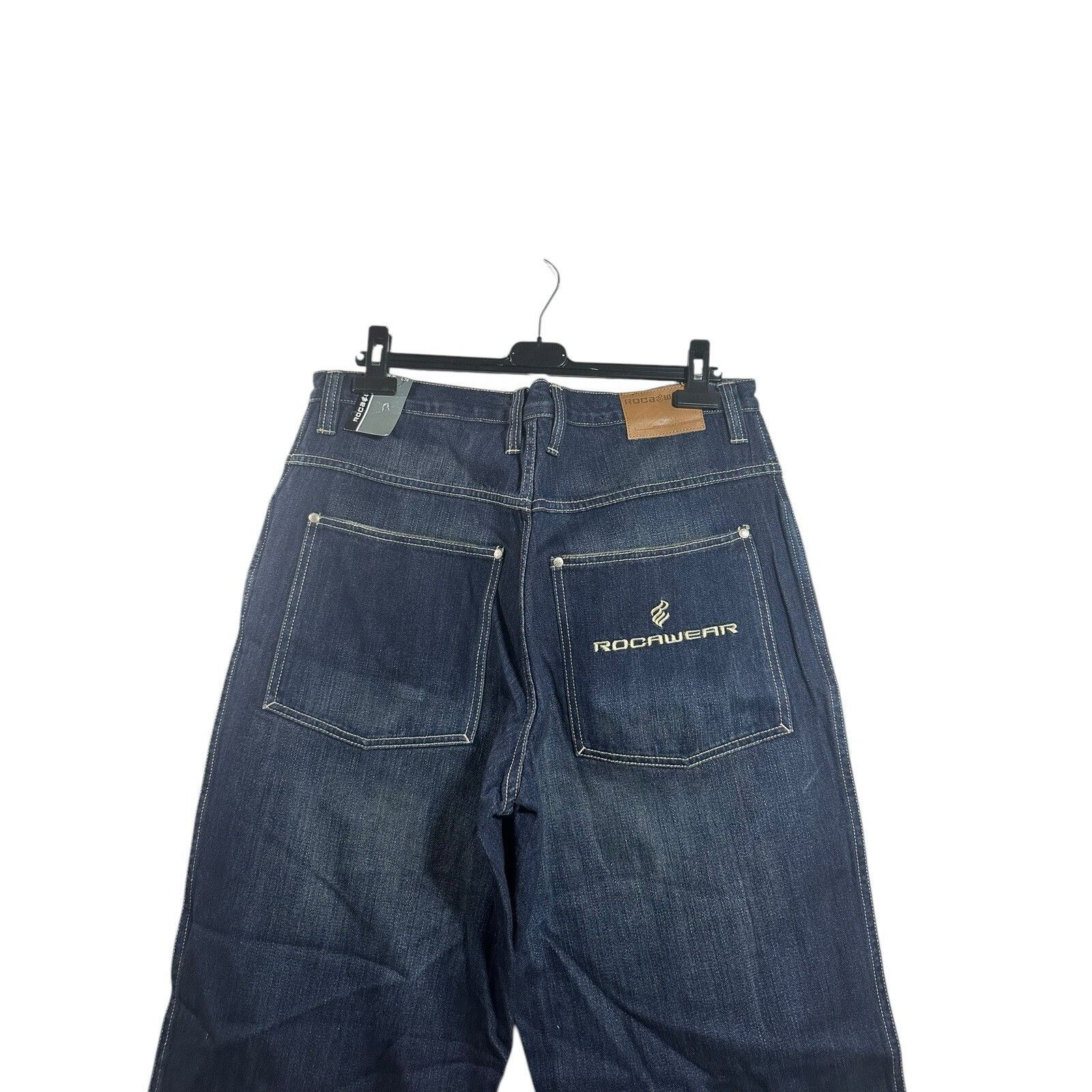 Rocawear Vintage Y2K Rocawear Jeans Mens Denim Baggy Hip Hop Cargo Wi Size US 36 / EU 52 - 4 Thumbnail