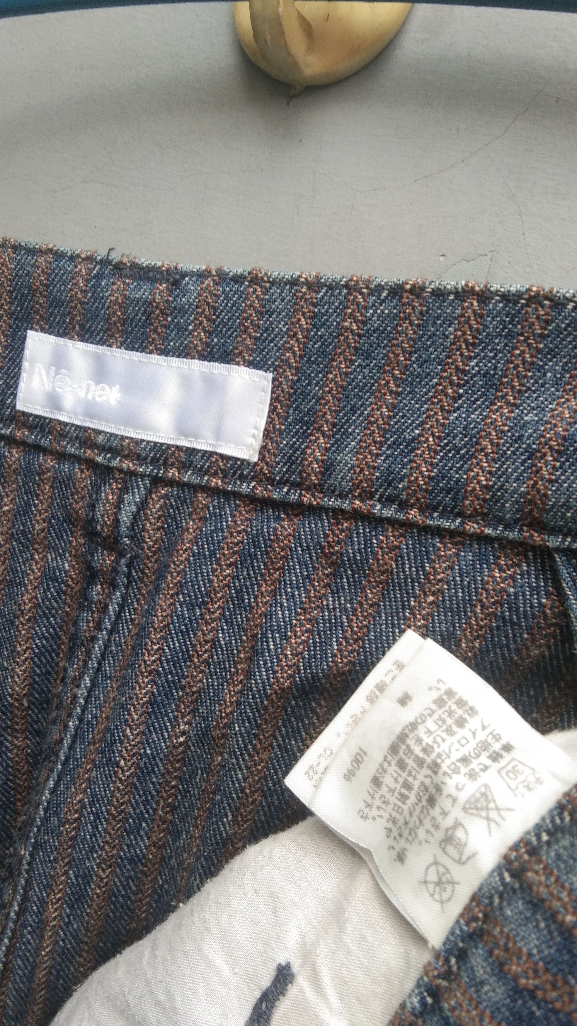 Japanese Brand × Ne-Net Nenet stripe short pants Size 29" - 5 Thumbnail