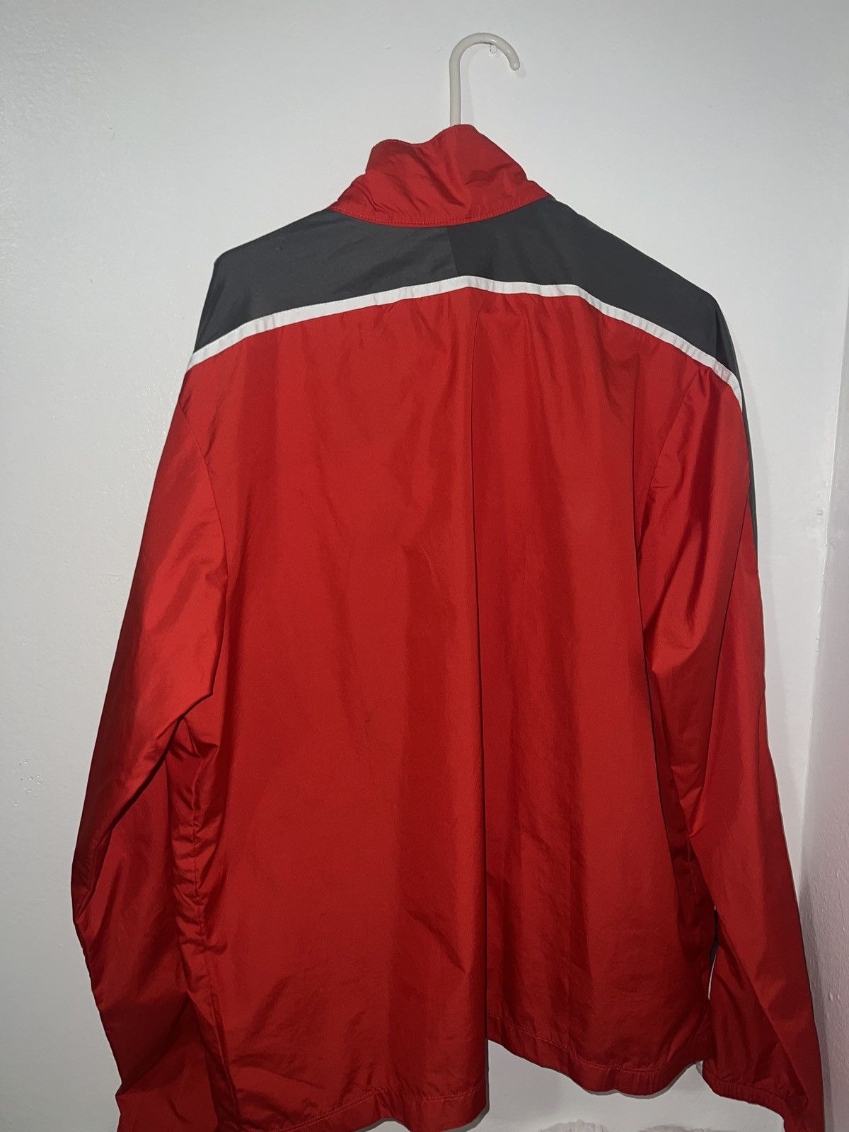 Nike Red Nike Windbreaker Size US L / EU 52-54 / 3 - 2 Thumbnail