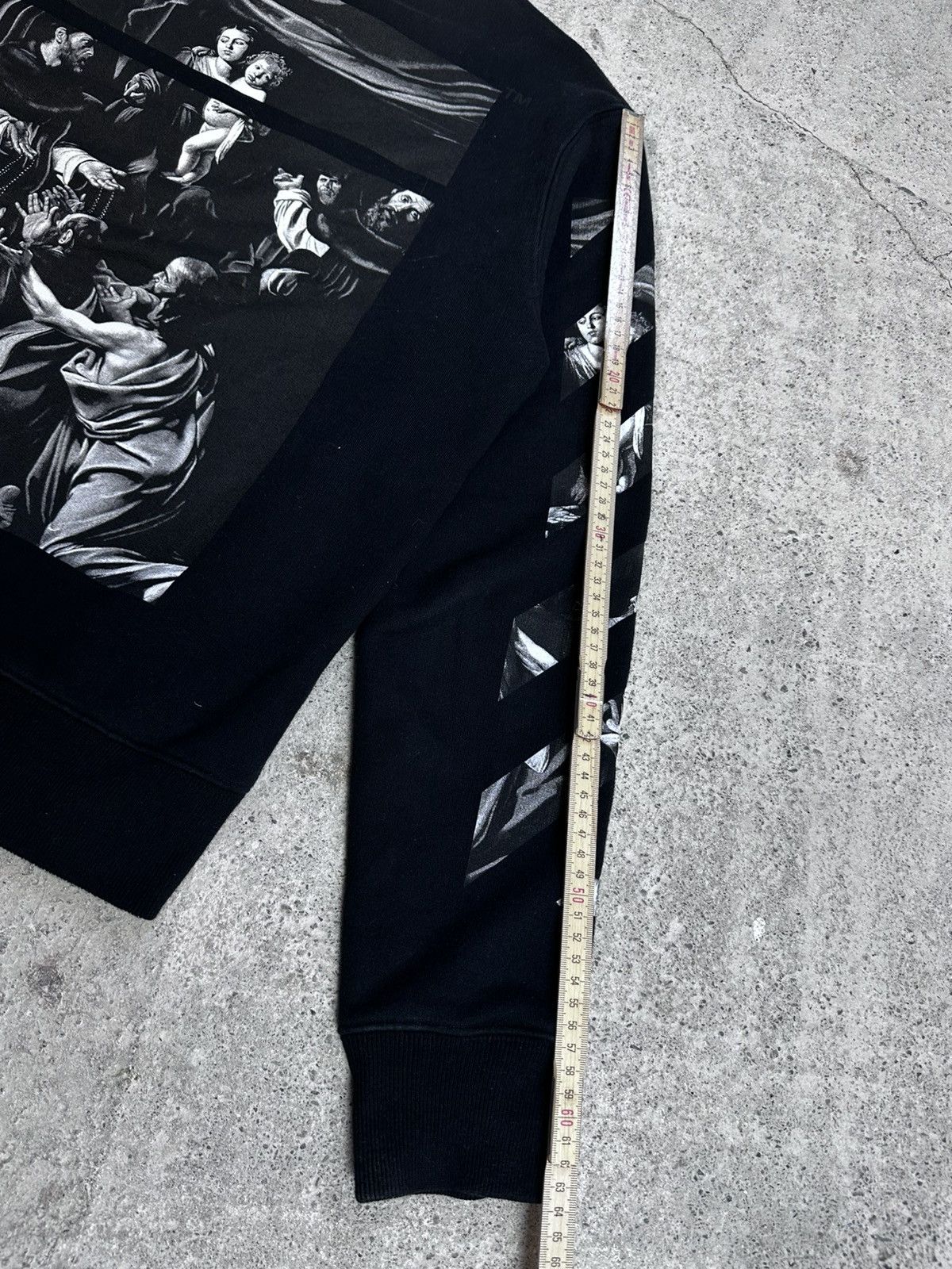 Off-White Off-White Caravaggio Crewneck Sweatshirt Black / Arrows Size US S / EU 44-46 / 1 - 18 Thumbnail