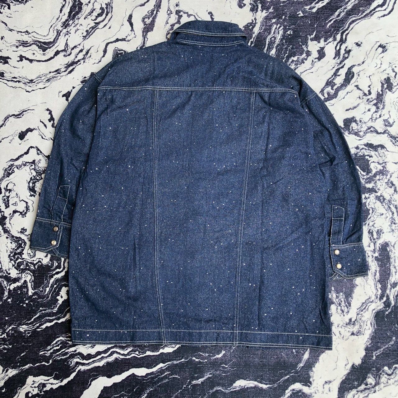 Fendi Fendi Speckled Glitter Denim Overshirts Size US M / EU 48-50 / 2 - 6 Thumbnail