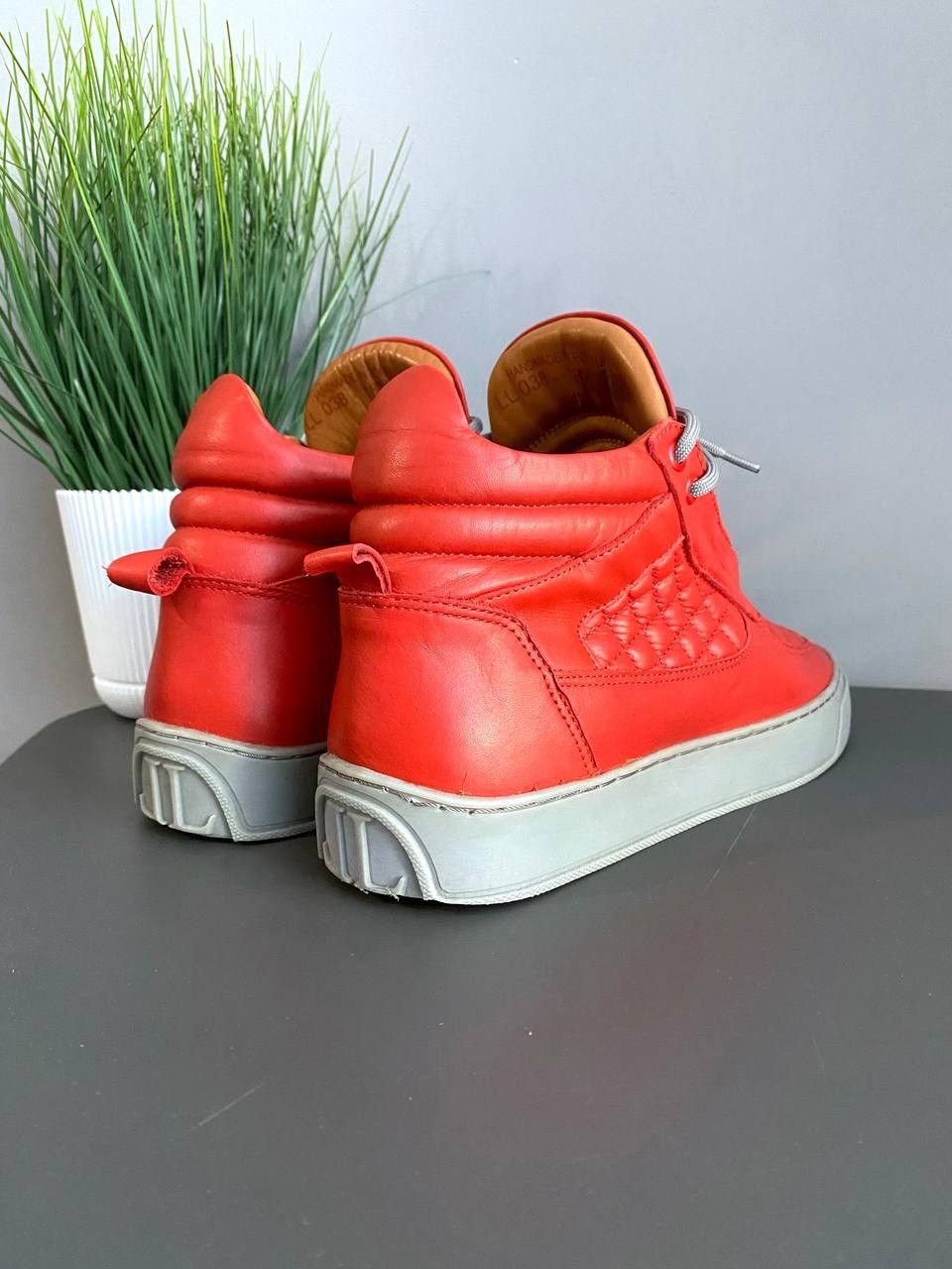 Other Leandro Lopes Handmade Genue Real Leather Sneakers, Size 42 Size US 8.5 / EU 41-42 - 4 Thumbnail