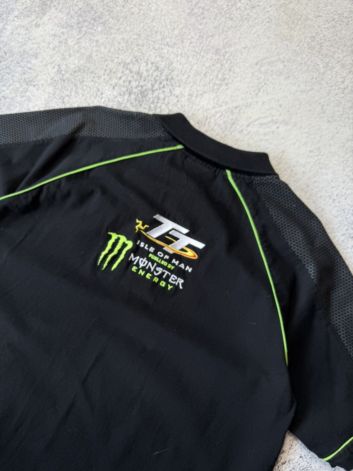 Vintage Vintage Polo Monster Energy Isle of Man TT Moto Racing USA Size US L / EU 52-54 / 3 - 18 Thumbnail