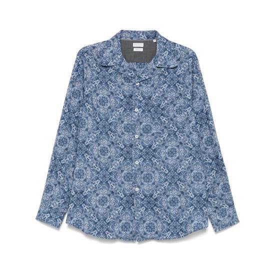 Brunello Cucinelli BRUNELLO CUCINELLI Men Long Tops MM6910647 C007 BLUE Size US M / EU 48-50 / 2 - 1 Thumbnail