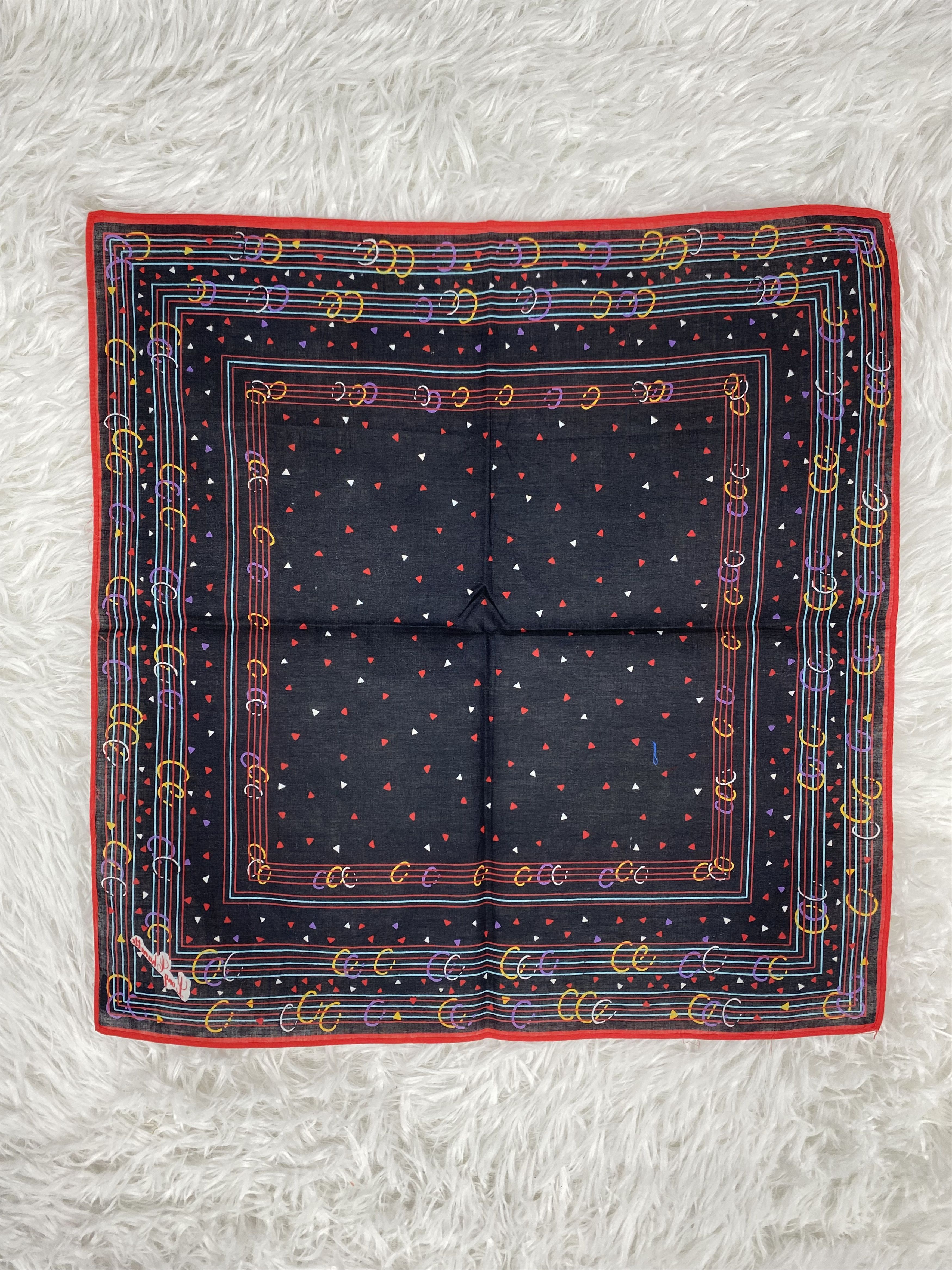 Designer × Vintage Vintage Long Chanette Handkerchief Neckerchief PH0891 Size ONE SIZE - 4 Thumbnail