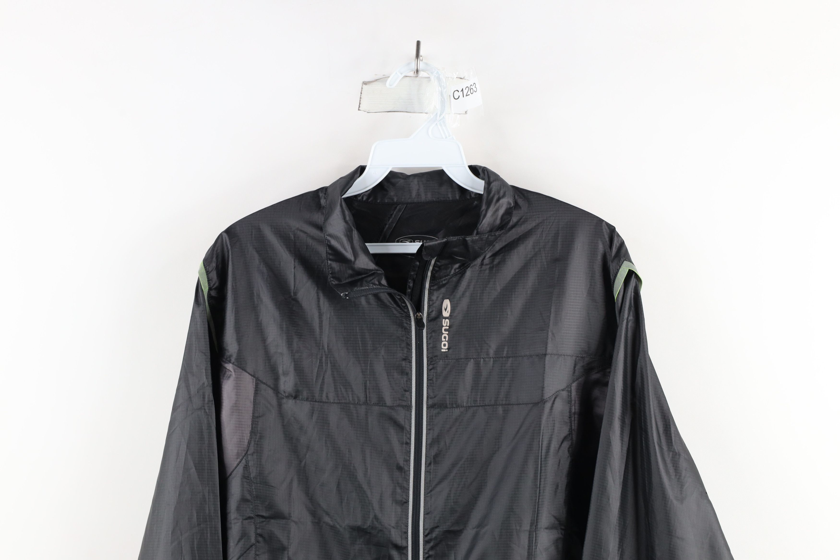 Vintage Sugoi Reflective Super Lightweight Windbreaker Jacket Size L / US 10 / IT 46 - 2 Thumbnail