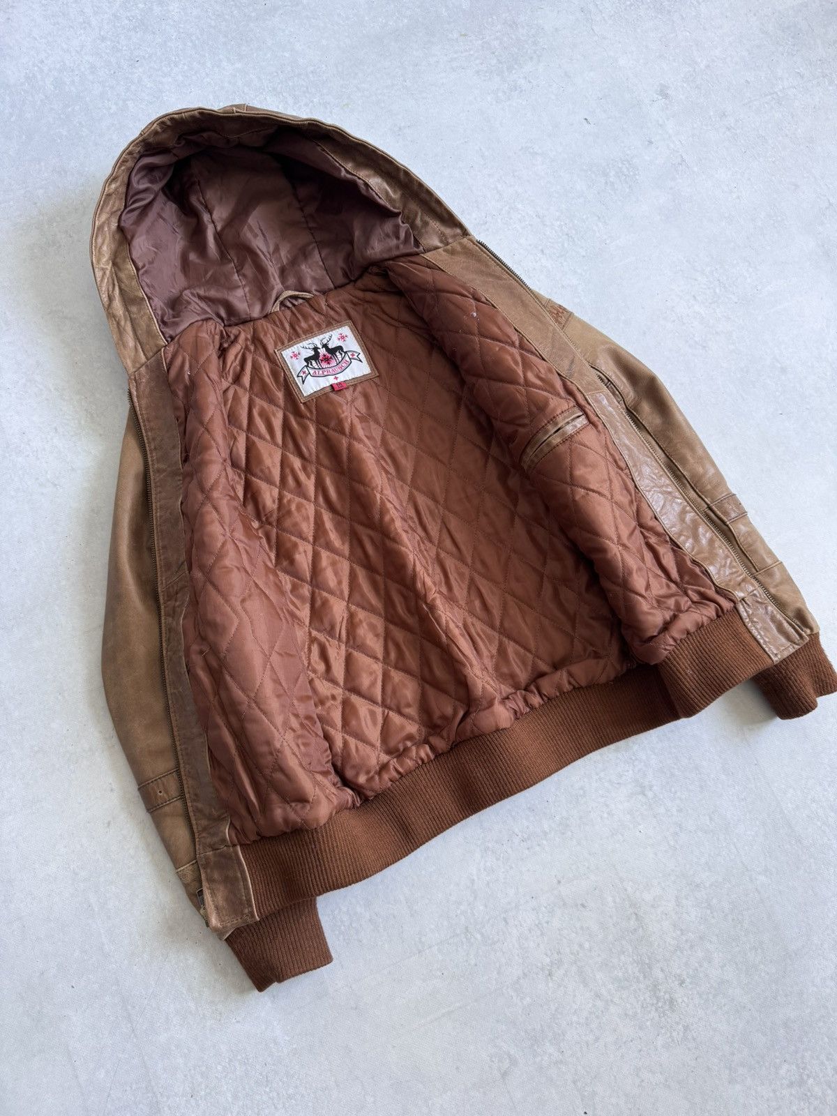 Other Alprausch Vintage 00’s Leather Swiss Style Y2K Unisex Jacket Size M / US 6-8 / IT 42-44 - 6 Thumbnail