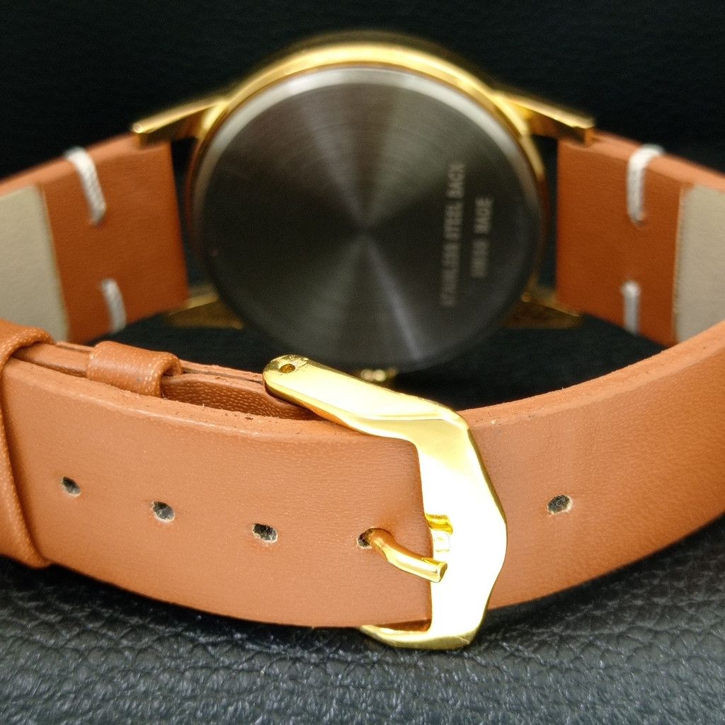 Other VINTAGE MONTINE HAND-WINDING SWISS MENS WHITE WATCH a444155 Size 38 - 2 Thumbnail