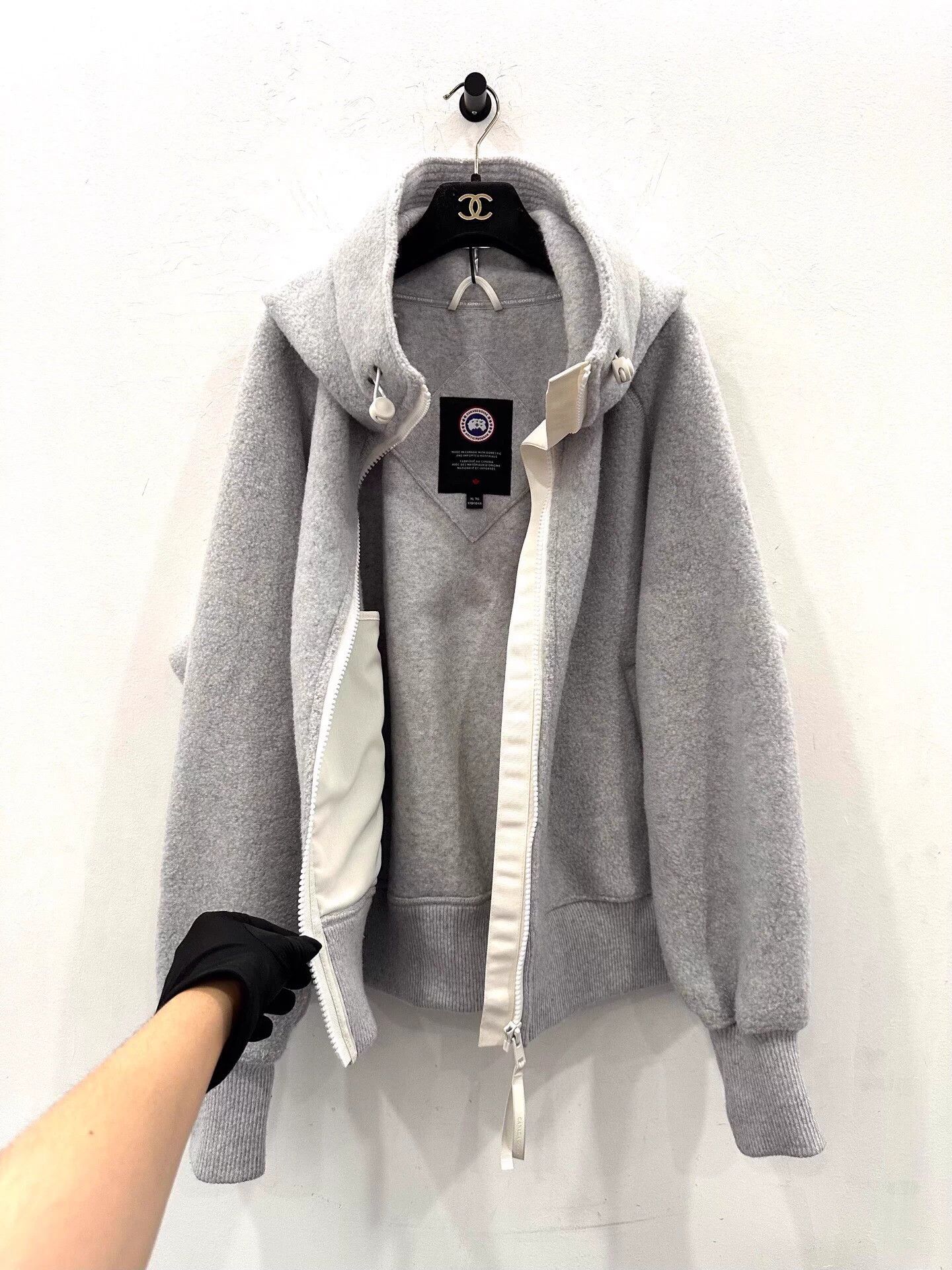 Canada Goose Canada Goose Chilliwack Wmns Grey Wool Jacket XL Size XL / US 12-14 / IT 48-50 - 4 Thumbnail
