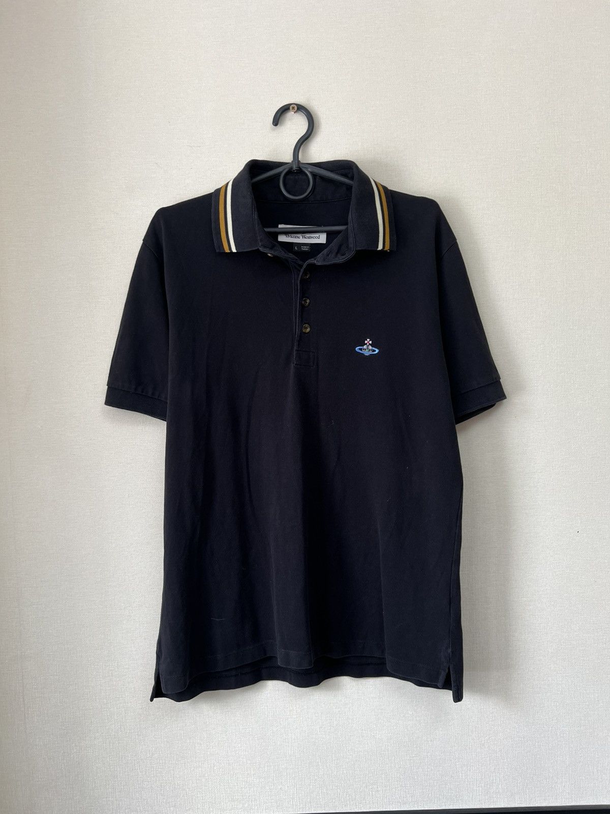 Vintage Vivienne Westwood Polo Shirt Logo Orb Basic Luxury