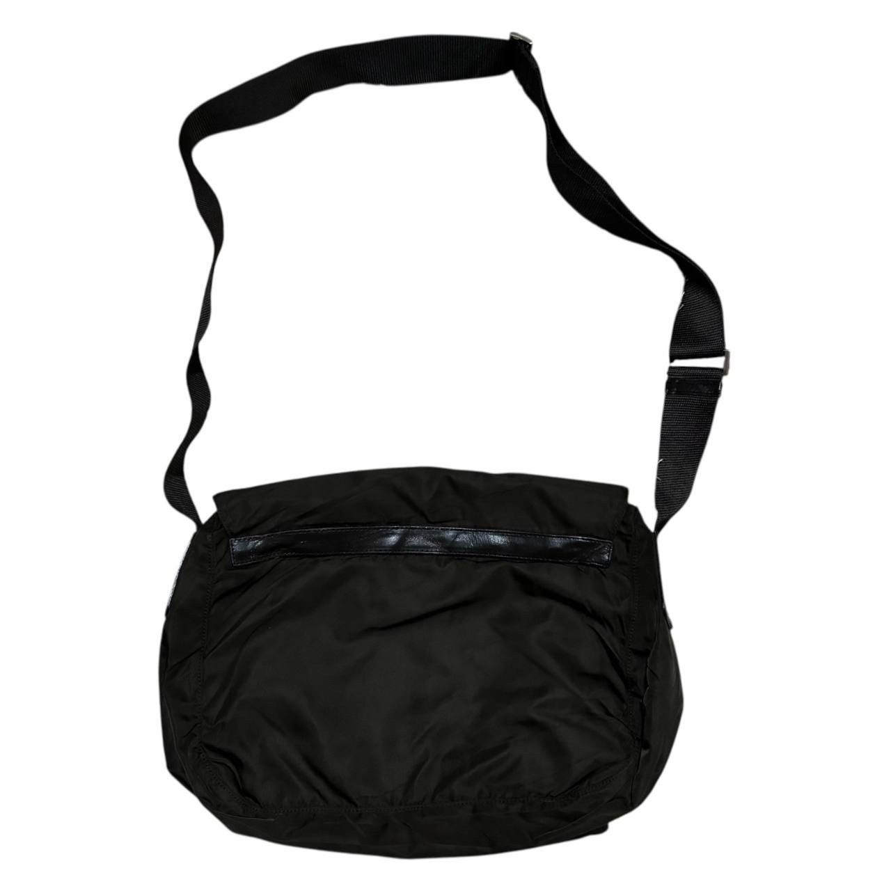 Prada Vtg Prada Vela Nylon Messenger Bag Black Buckle Crossbody Size ONE SIZE - 3 Thumbnail