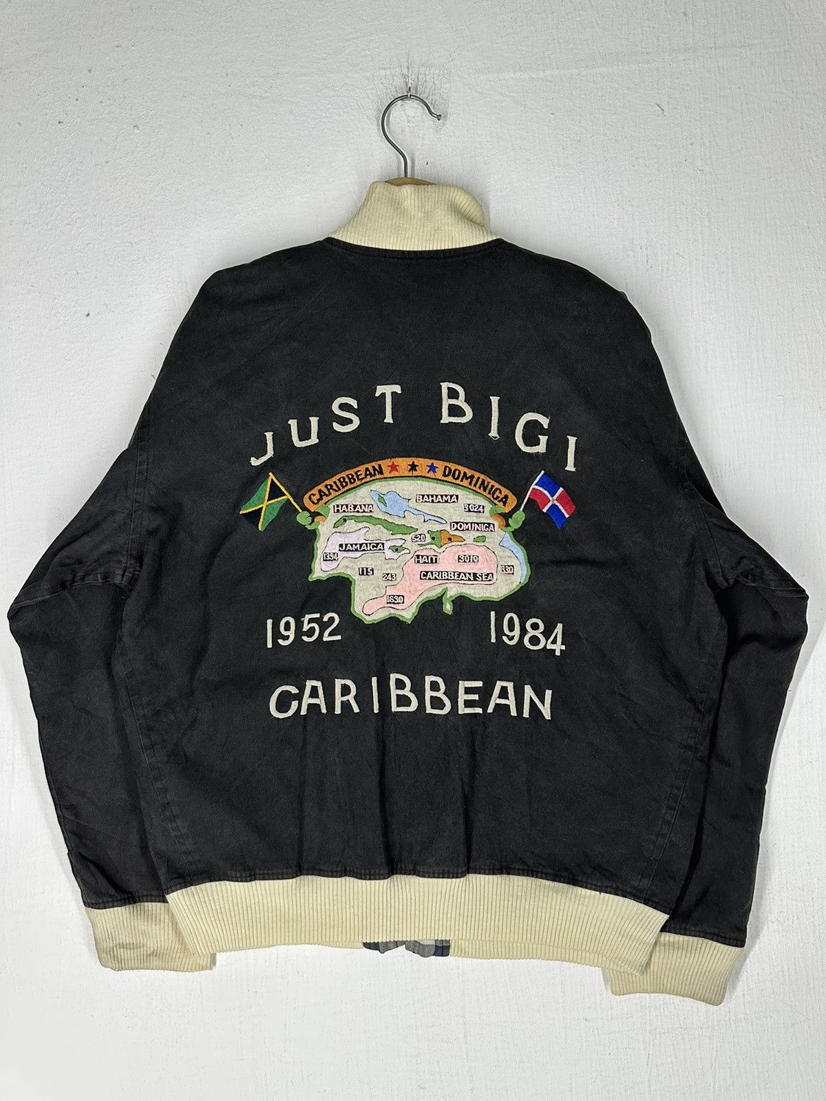 Caribbean Vintage Caribbean Just Bigi JayBay Reversible Bomber Jacket Size US M / EU 48-50 / 2 - 10 Thumbnail