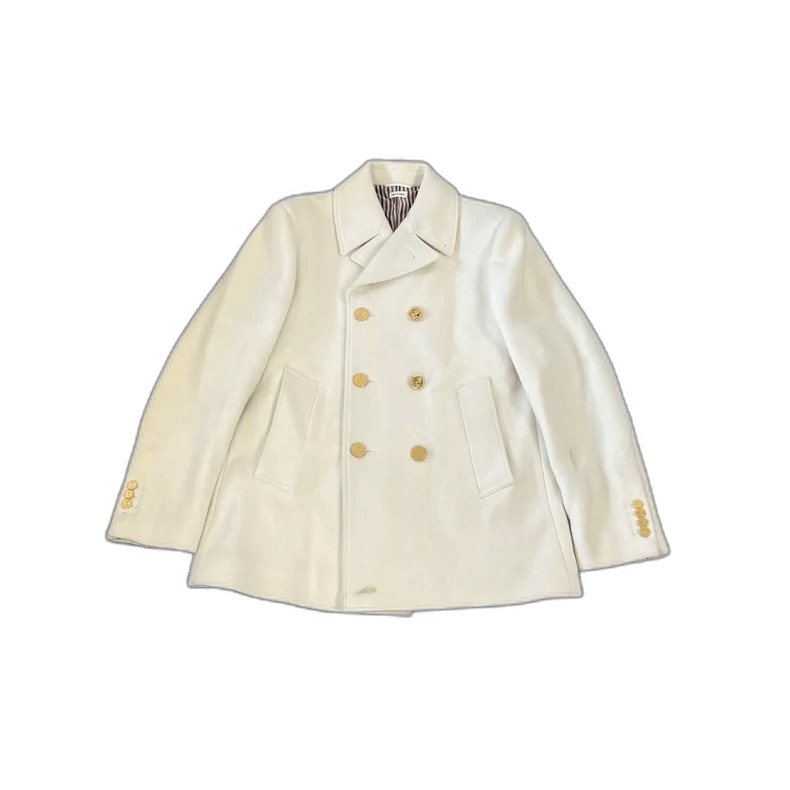 Thom Browne Thom Browne Double-Breasted Wool Coat Size S / US 4 / IT 40 - 1 Thumbnail
